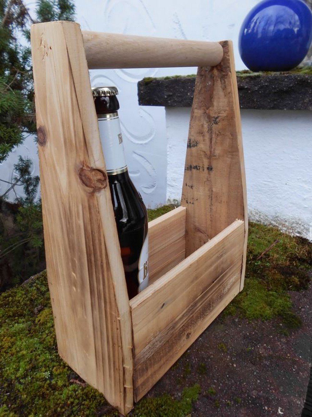Holzkiste Löschtruppe Deko-Impression 23,5 Flaschenträger Weinregal Bierkasten cm (1-St) Flaschenträger