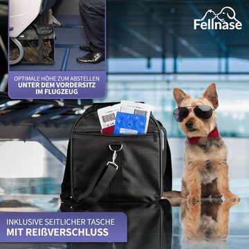 Fellnase Tiertransporttasche Hundebox Transporttasche Hund Katze, faltbar,für Fellnasen bis 10 kg