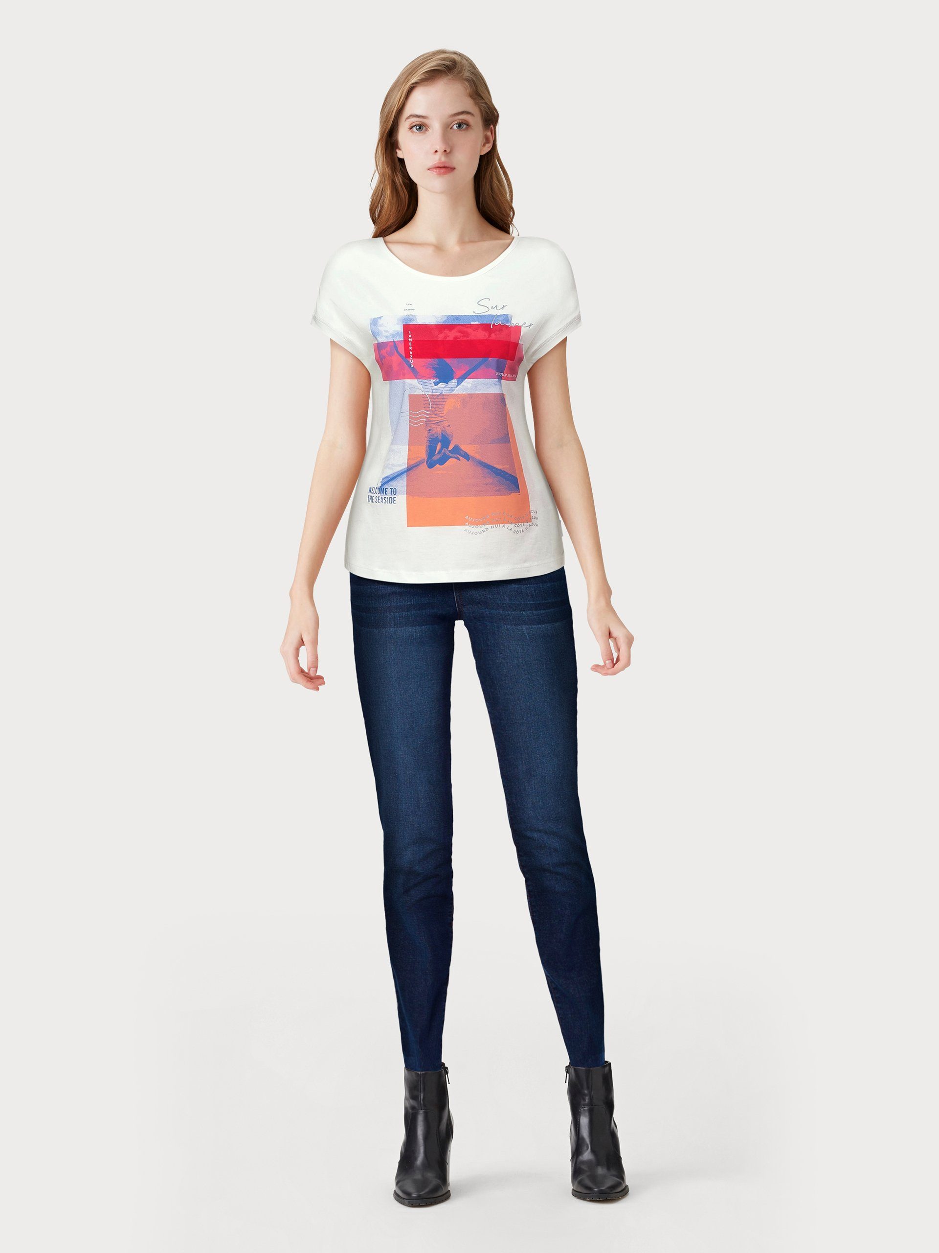 Damen Shirts Cecil T-Shirt mit Sommer Print