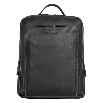 STILORD Notebook-Rucksack "Daniele" Business Rucksack Leder Herren Damen