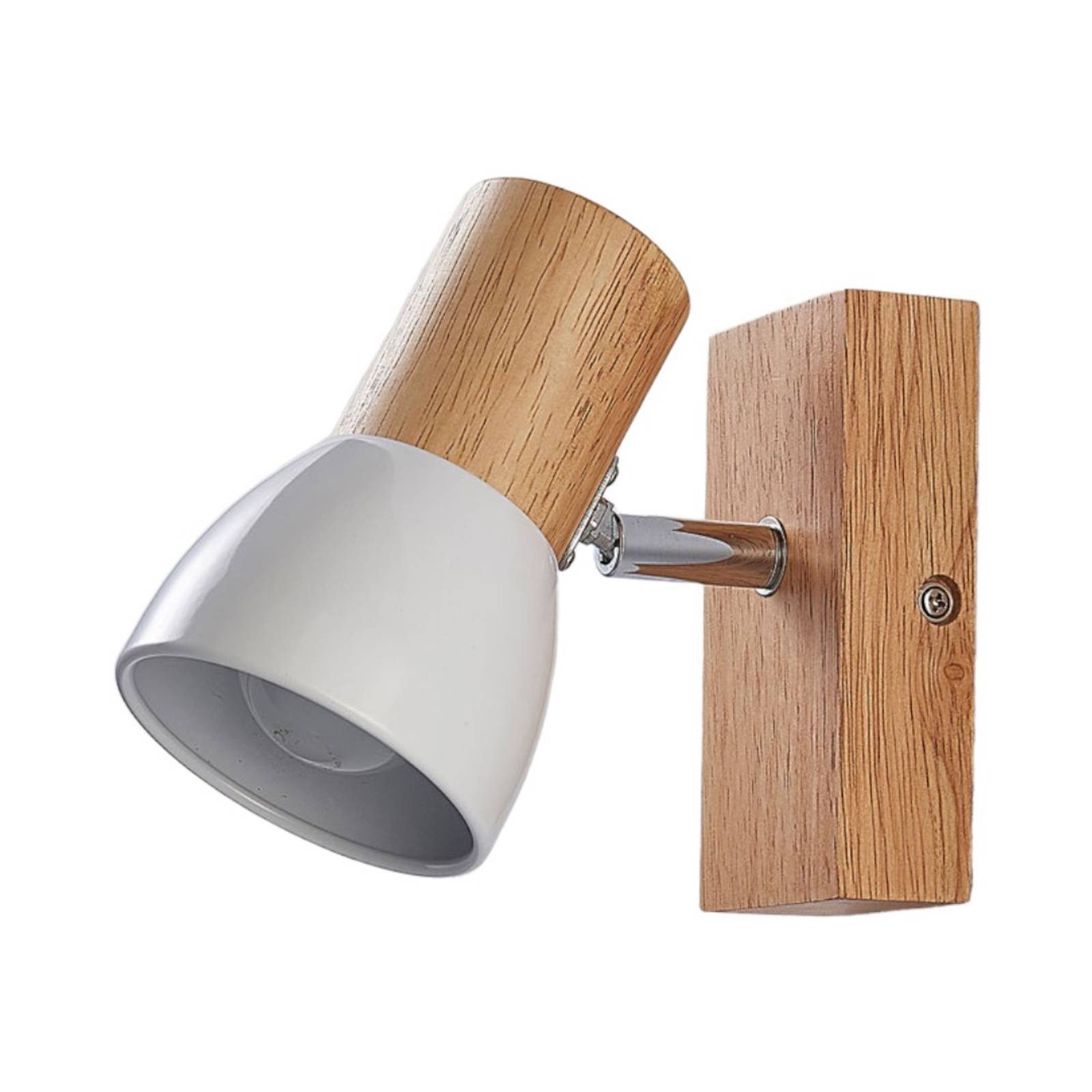 Lindby Wandstrahler Thorin, Holz IP20, 1 x 40 W