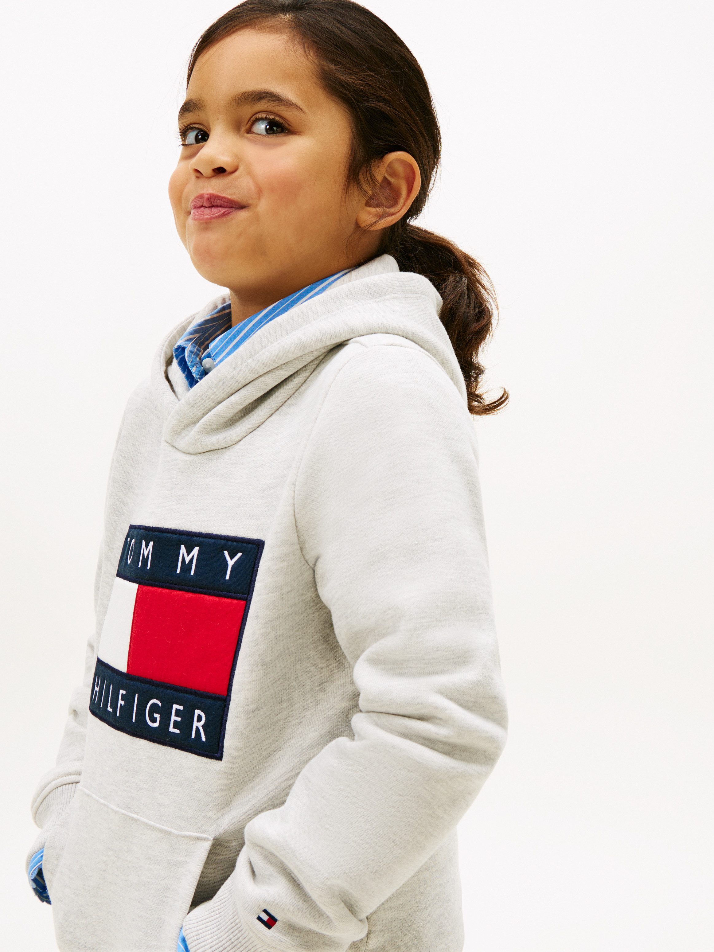 Tommy Hilfiger Kapuzensweatshirt Kinder bis 16 Jahre, mit Kapuze