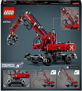 LEGO® Konstruktionsspielsteine Umschlagbagger (42144), LEGO® Technic, (835 St), Made in Europe
