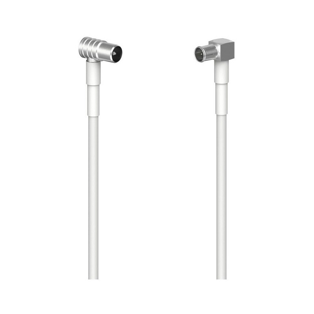 Hama Breitband-Anschlusskabel 5m DS28 weiss Adapter