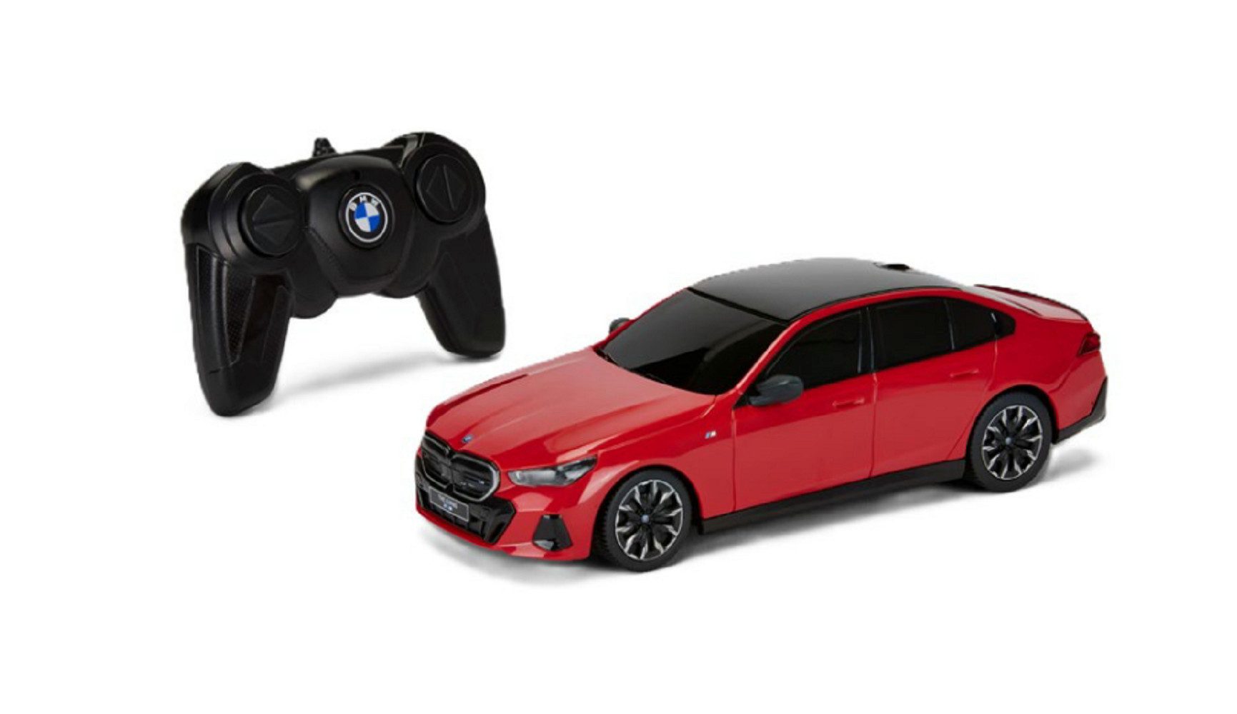 BMW Modellauto BMW Miniatur RC I5 M60 - Funkferngesteuertes Auto 1:24 USB-Aufladung, (1-tlg)