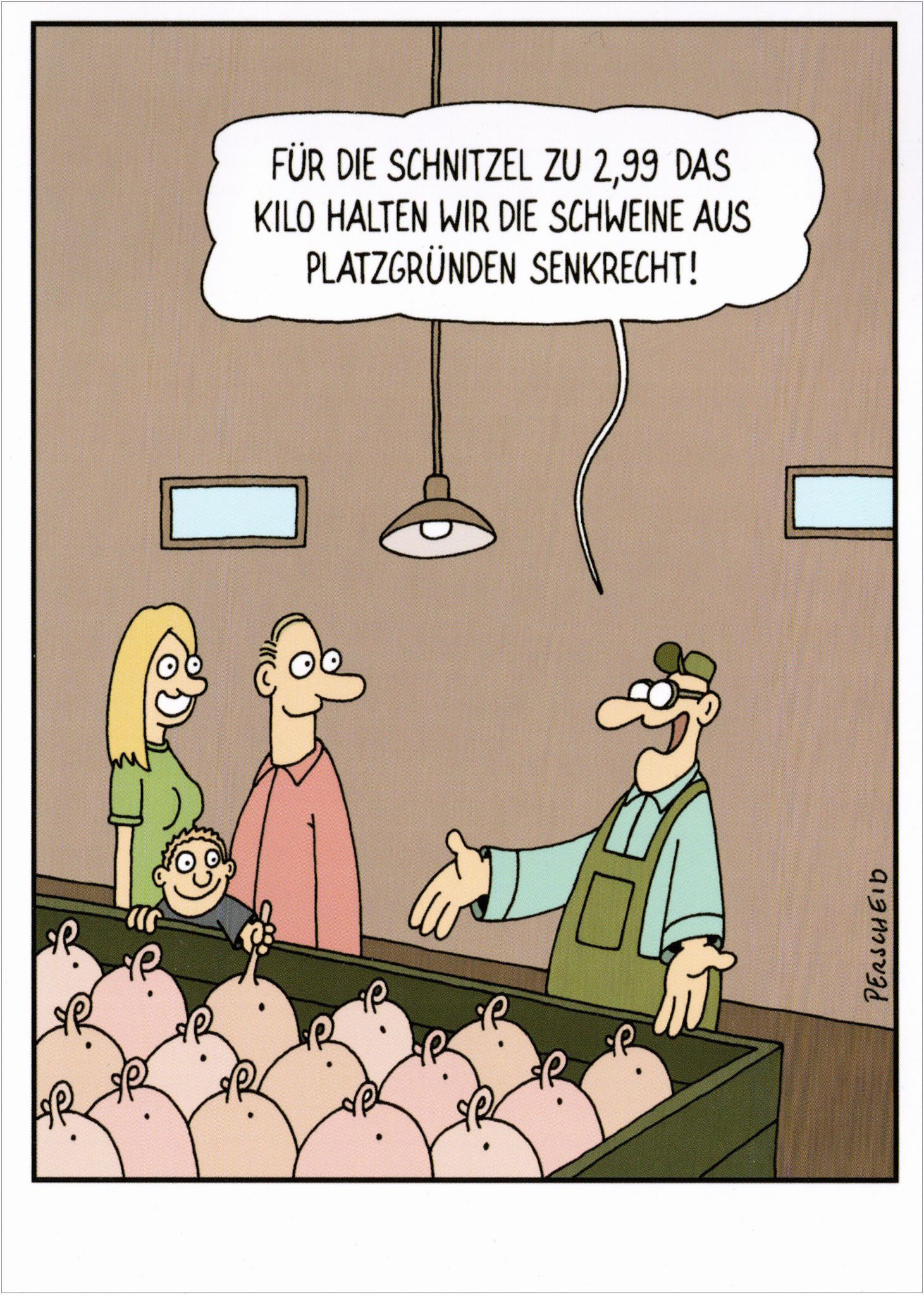postkarten-universum.de Postkarte Cartoon-Postkarten-Komplettset Martin Perscheid