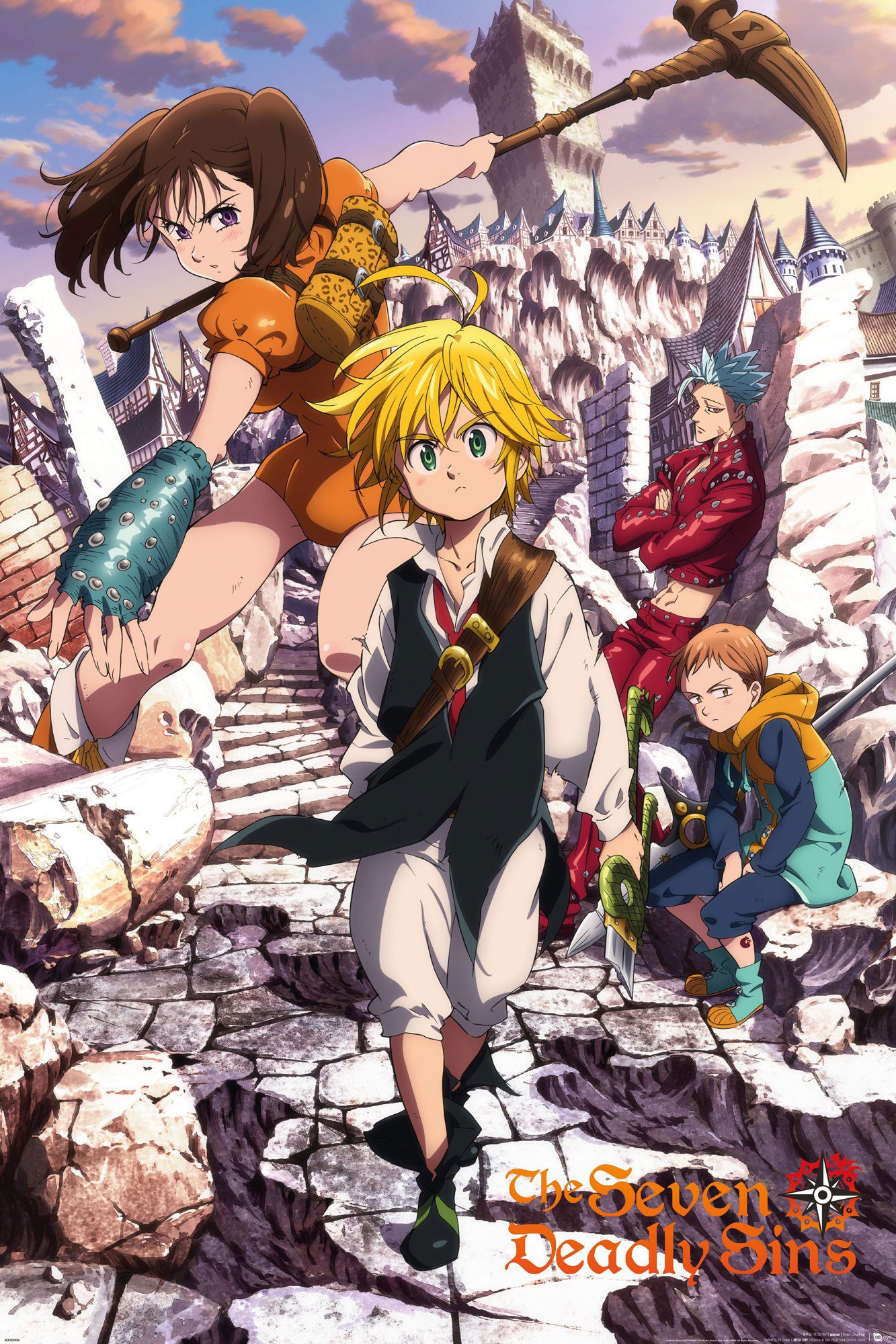Poster Seven Deadly Sins - Poster - Key Art 2