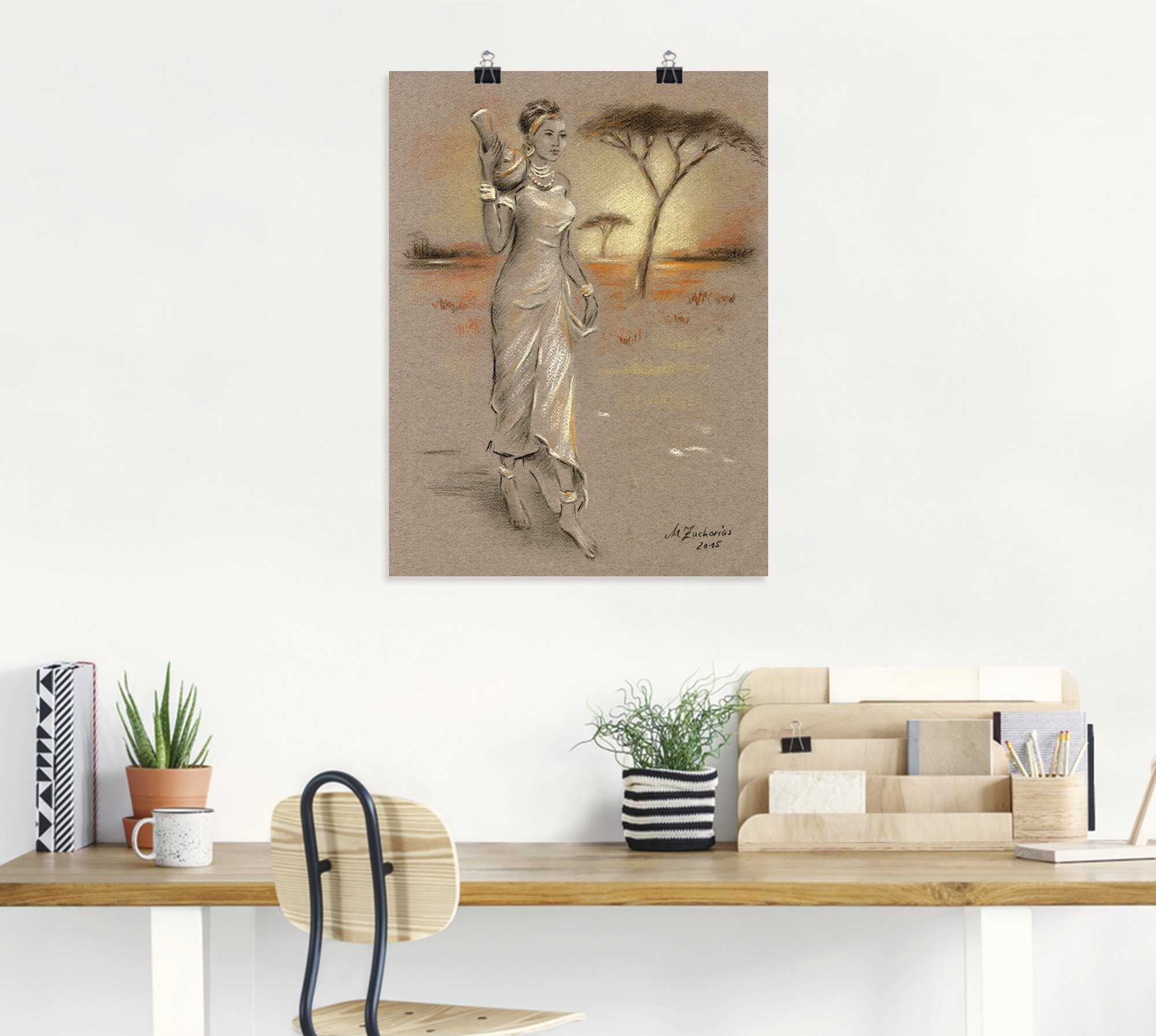 Artland Wandbild Afrikanische Schönheit, Frau (1 günstig online kaufen