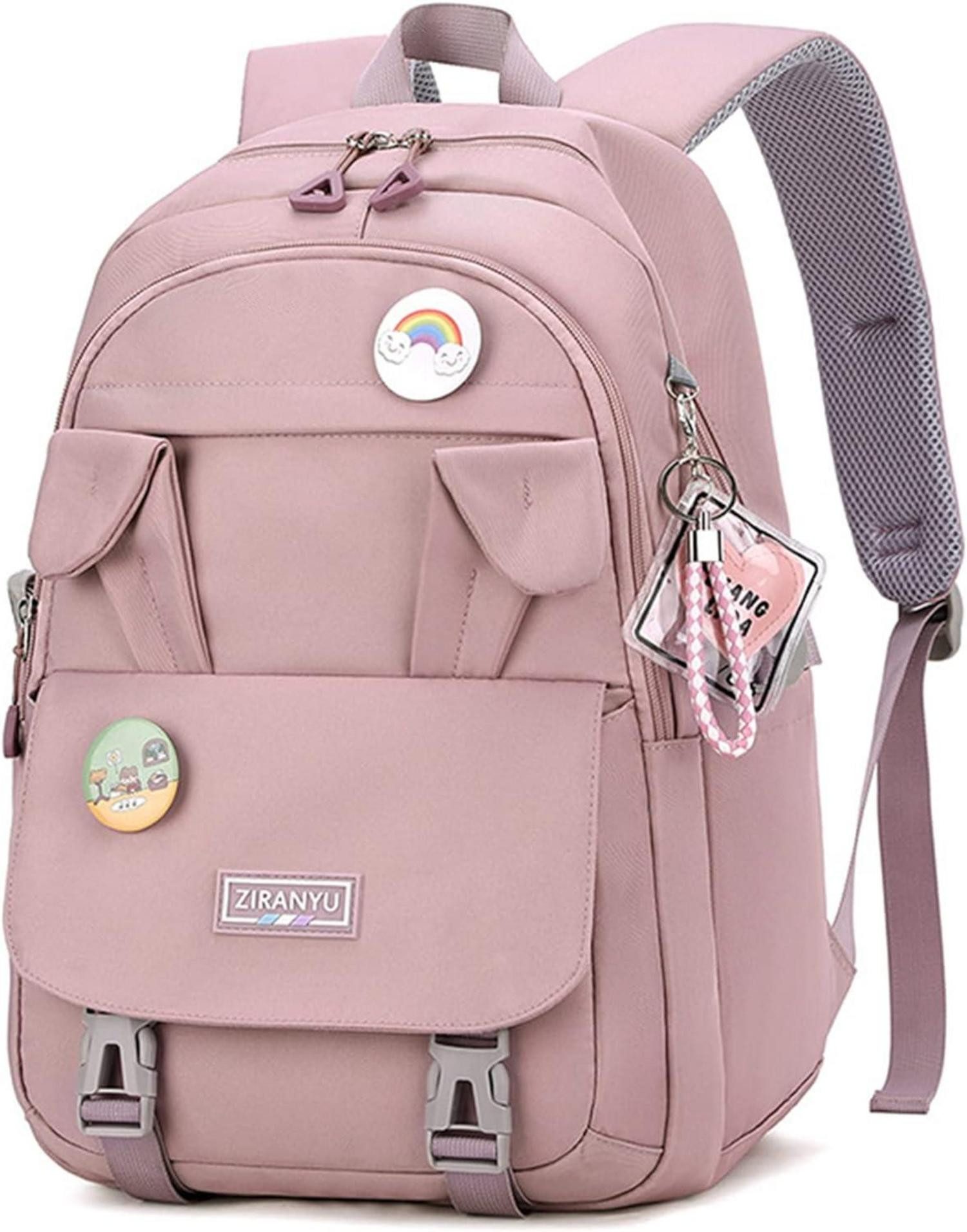 LuxusKollektion Schulrucksack Rucksack Damen Schulrucksack Mädchen Teenager Laptop 15,6 Zoll