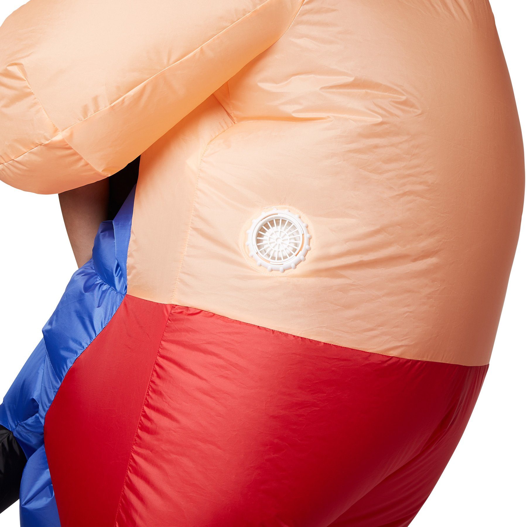 dressforfun Kostüm Selbstaufblasbares Aufsitzkostüm Wrestler, Batteriebetrieben, innerhalb von Sekunden aufgeblasen