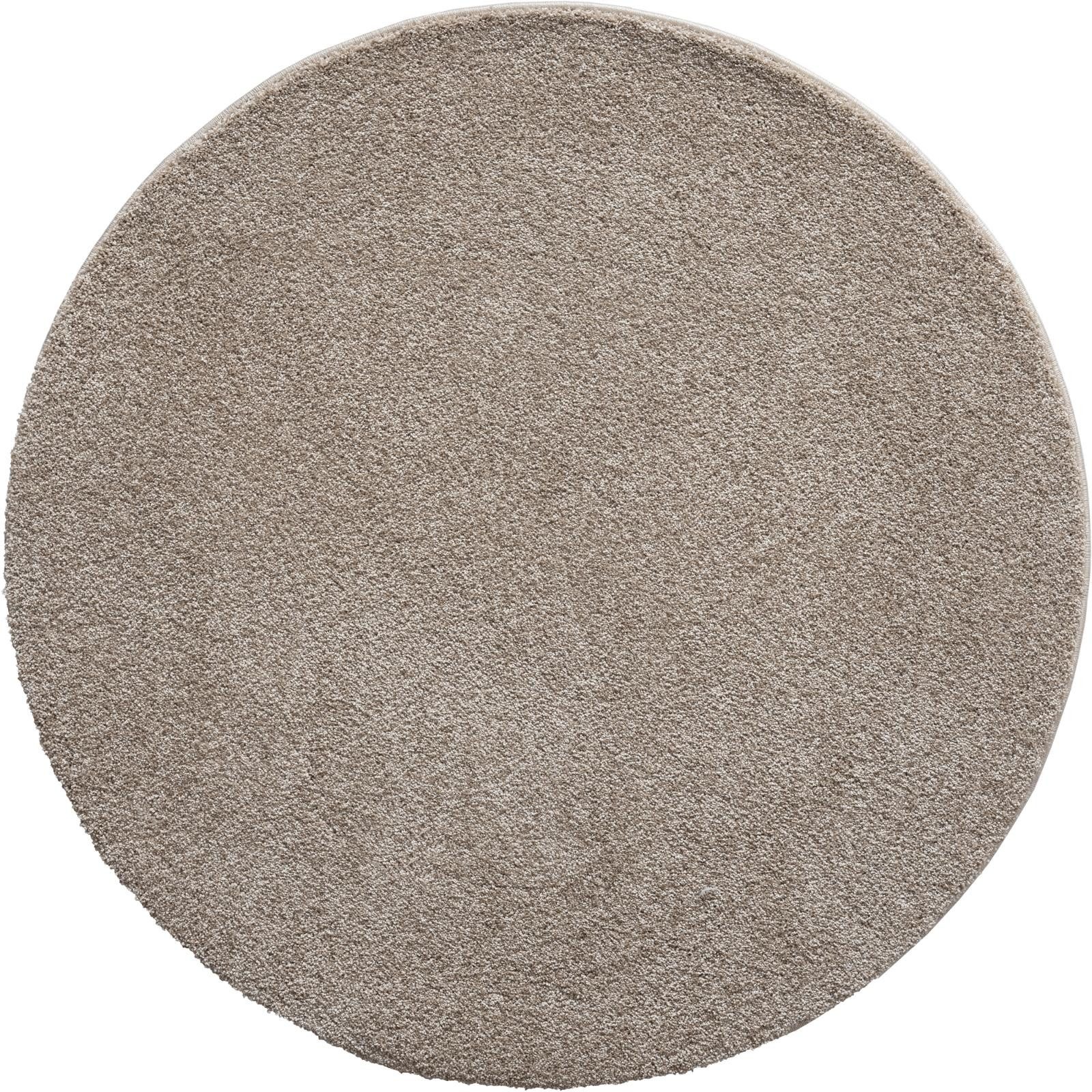 Floornovo Teppich Indoor Teppich Beige versch. Größen - rechteckig für alle Innenräume, rund, Trocken- und Feuchträume