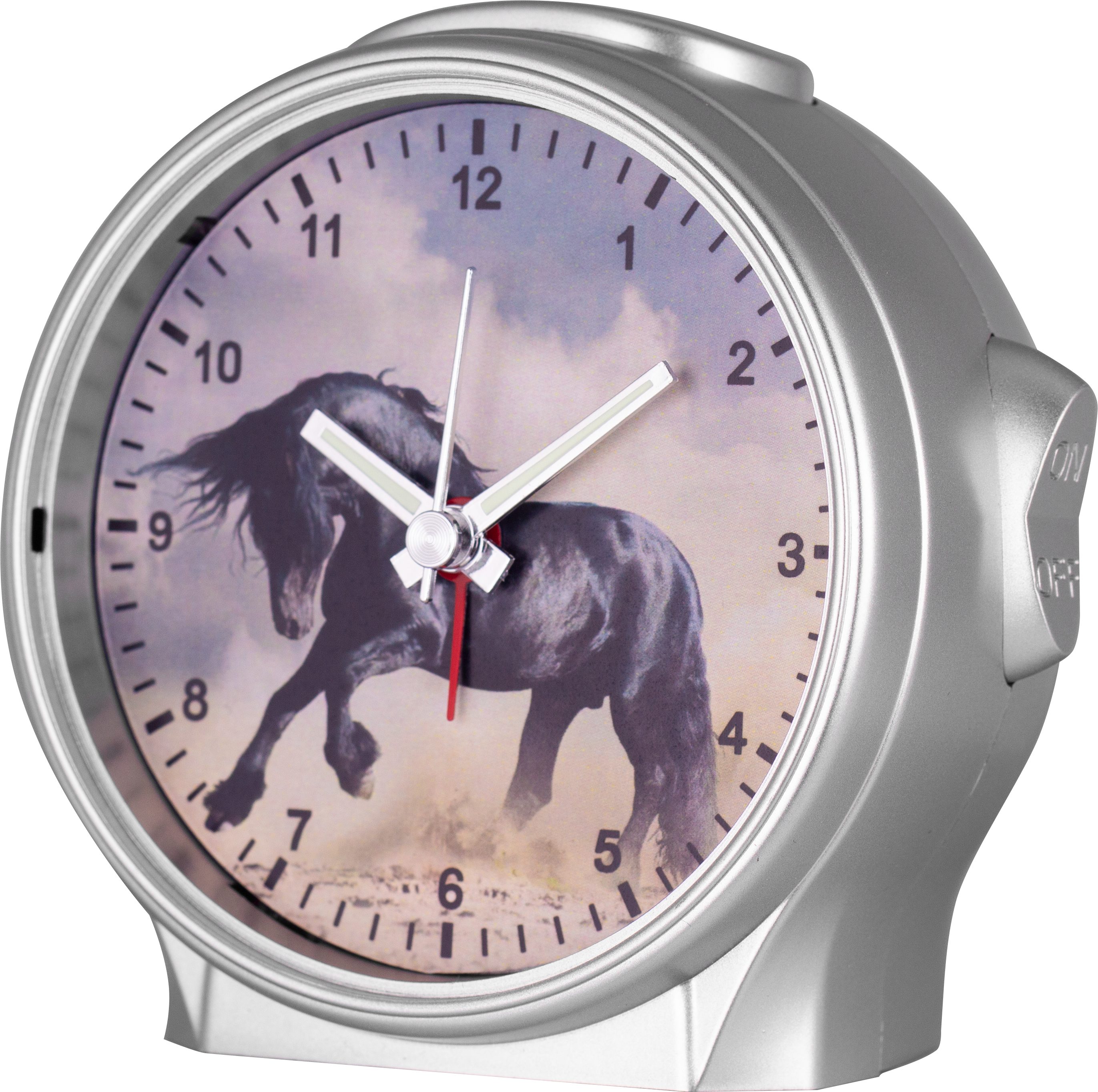 EUROTIME Kinderwecker Eurotime-29625-07 Kinderquarzwecker mit schleichender günstig online kaufen