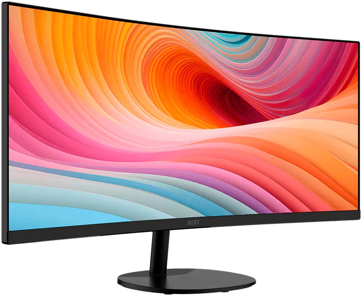 MSI PRO MP341CQ E12 LCD-Monitor (86,4 cm/34 ", 3440 x 1440 px, UWQHD, 1 ms Reaktionszeit, 120 Hz, VA LCD, neigbar, 3 Jahre Herstellergarantie) – Bild 2 von 5