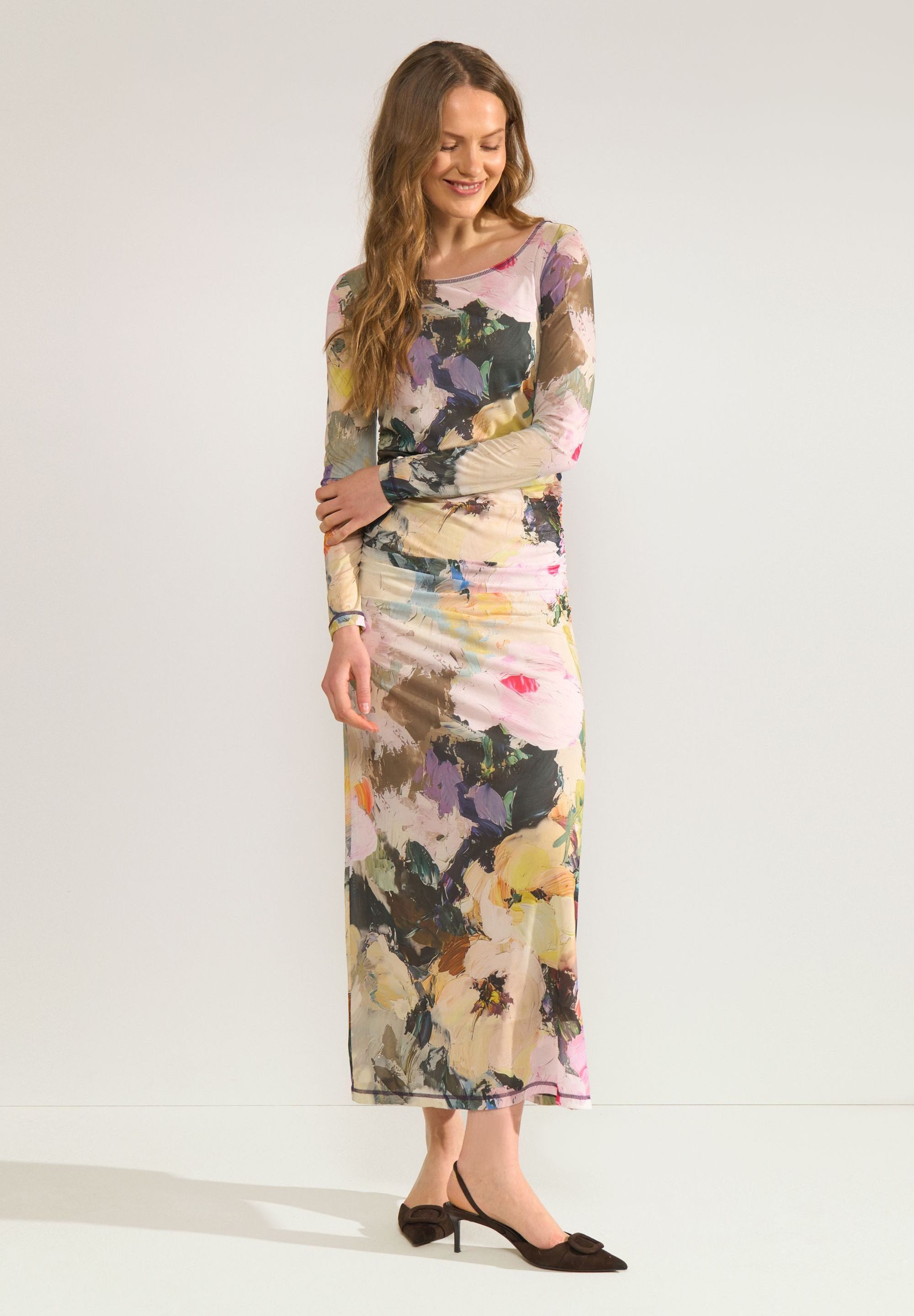 nümph Maxikleid NUALMIA MESH DRESS
