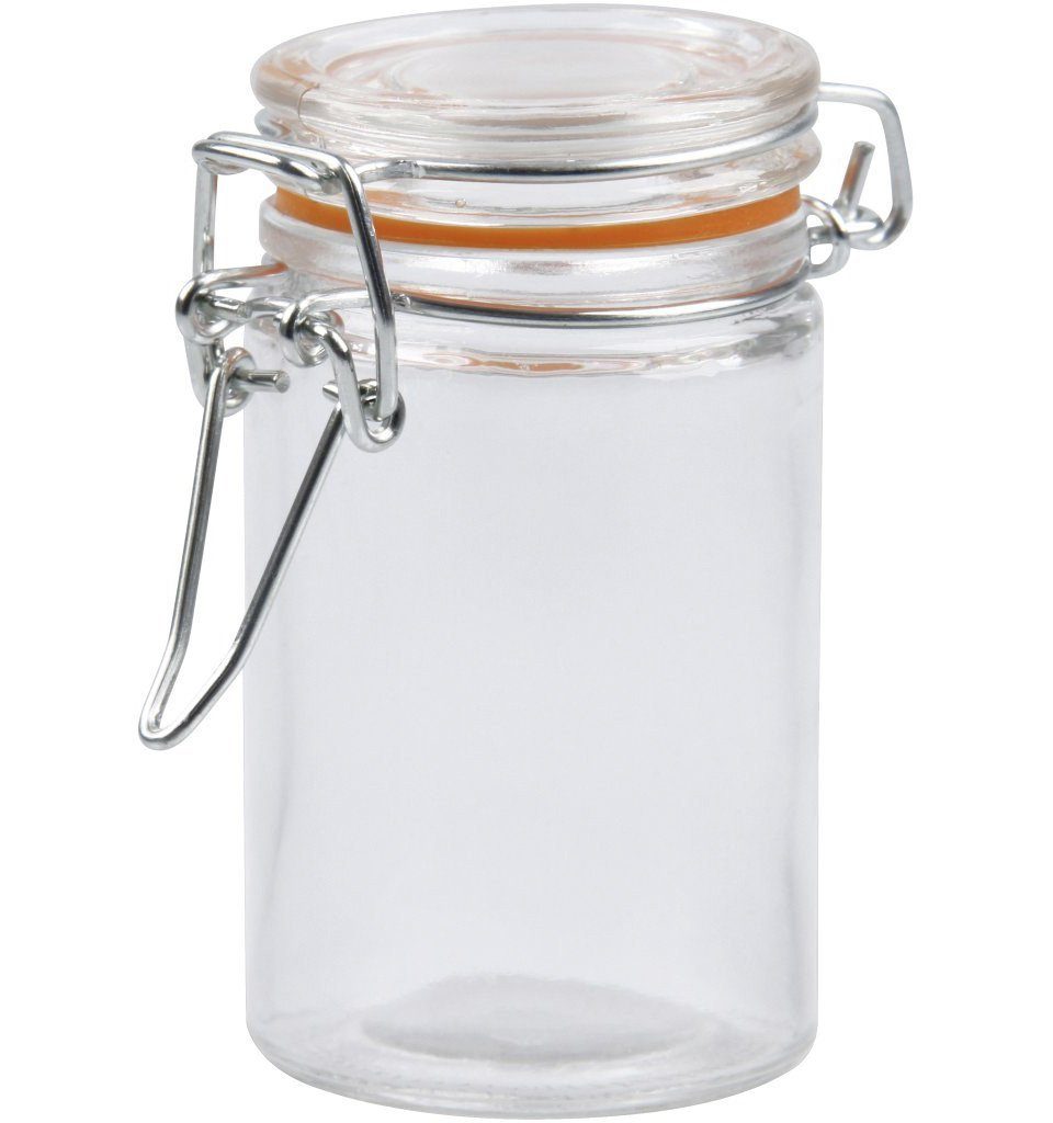 FACKELMANN Vorratsglas Fackelmann Vorratsgläschen 8 x 4 cm, Silikon