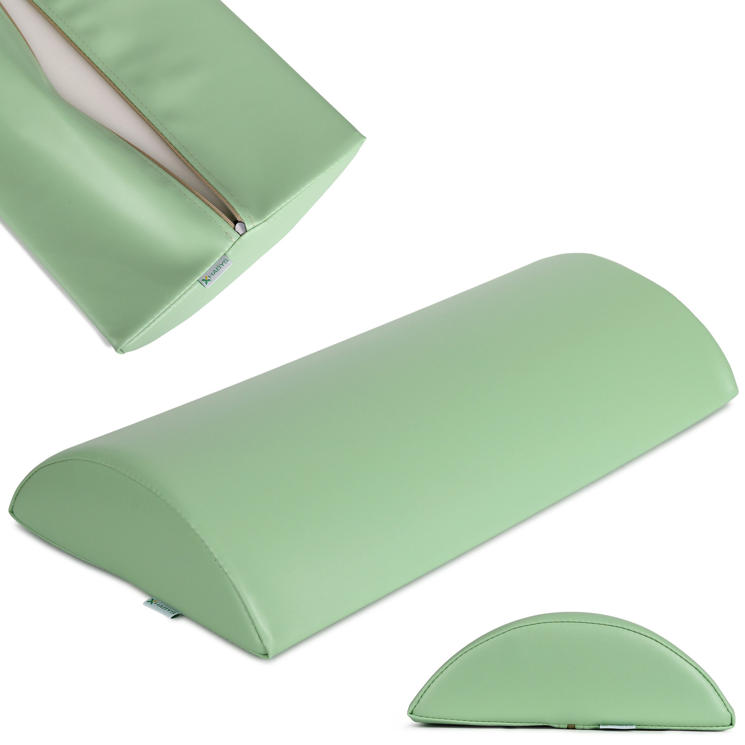Habys Massageliege Halbrolle für Massage 60x30x15 Polsterung Vinyl Flex