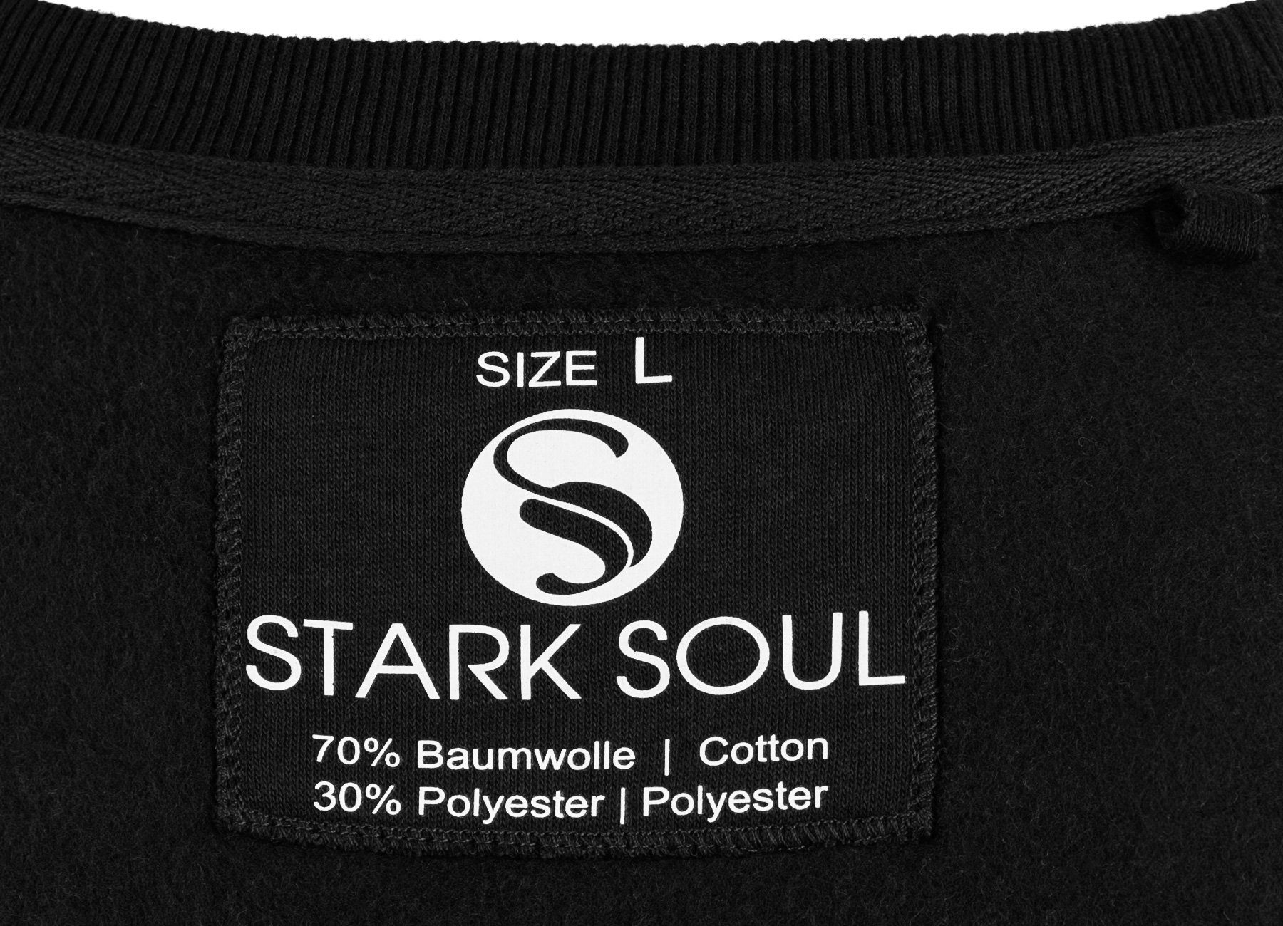 Stark Soul® Sweatshirt Sweatshirt "College" Rundhals-Sweater günstig online kaufen