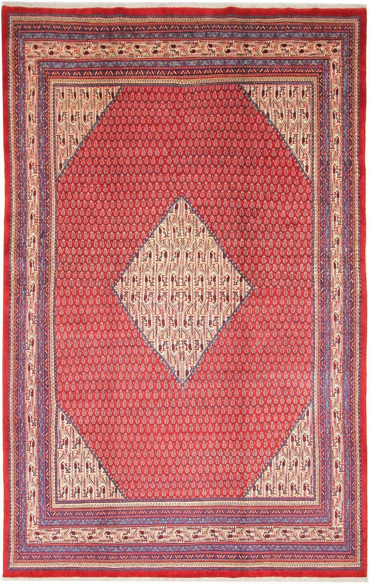 Orientteppich Sarough Mir Boteh 209x327 Handgeknüpfter Orientteppich, Nain Trading, rechteckig, Höhe: 12 mm