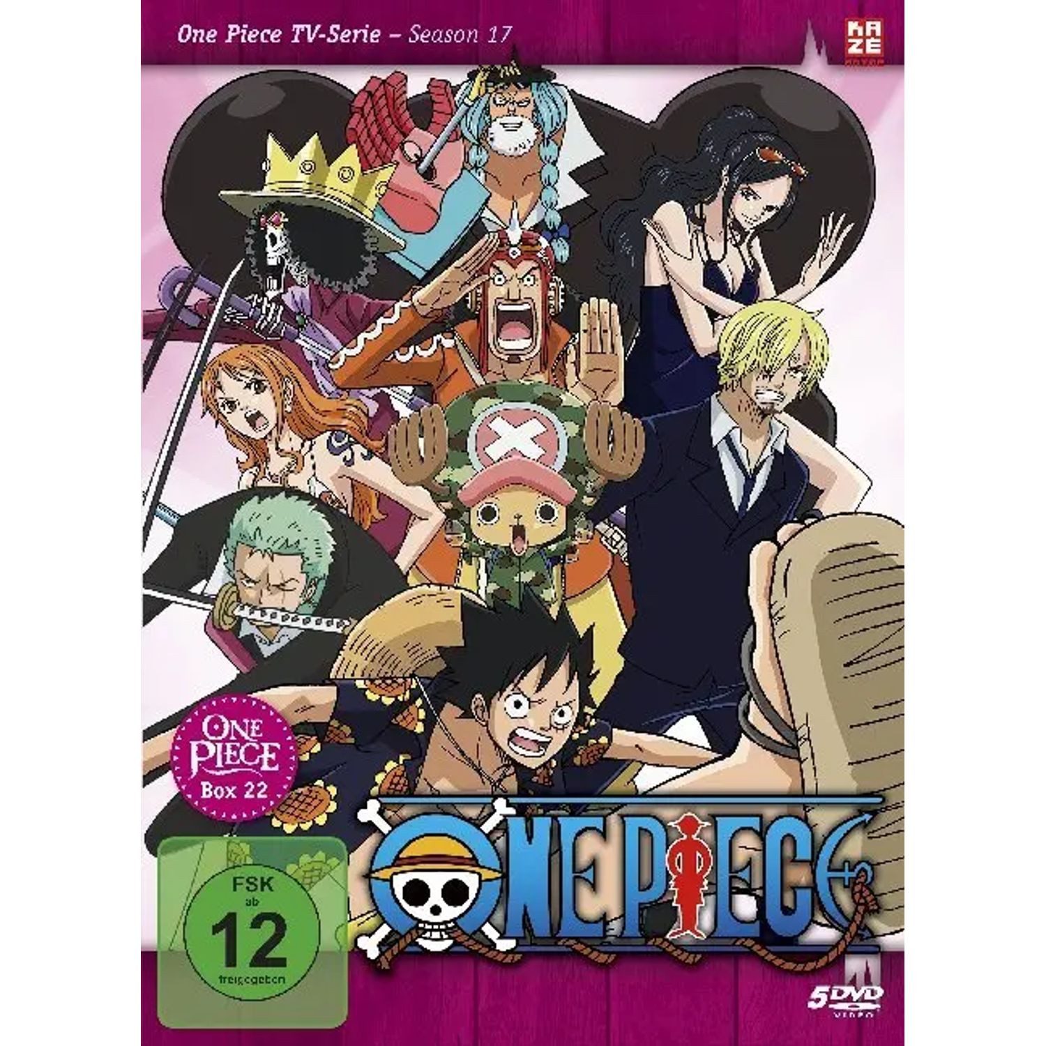 Crunchyroll DVD One Piece - TV-Serie - Box 22 (Episoden 657-687).Box.22,5 DVD