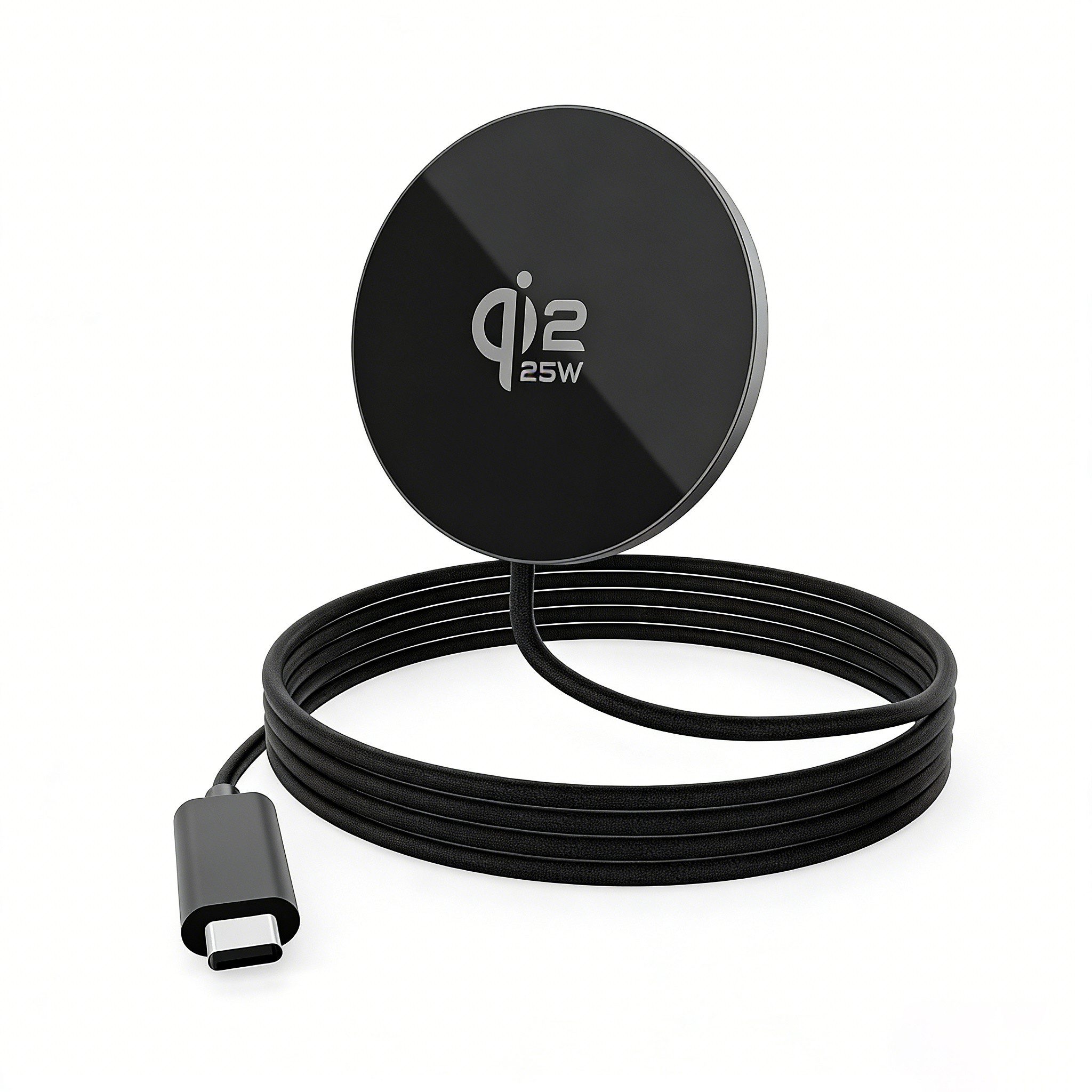 ibettertec Schnelles Magnetisches Ladegerät Qi2.2 25W Fast Wireless Charger Induktions-Ladegerät (für iPhone 16/16 Plus/16 Pro/16 Pro Max/ iPhone 17/17 Pro/ 17 Pro Max, Kabelloses Induktionsladegerät Ladestation, Kontaktloses Ladepad Laden)