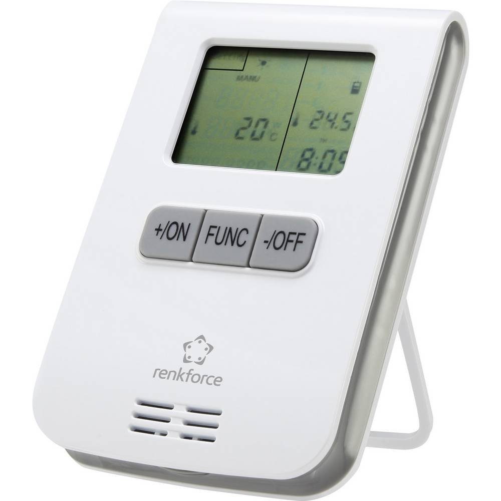 Heizkörperthermostat Funk-Energiemessanzeige/Thermostat, RS2W Renkforce mit Messfunktion