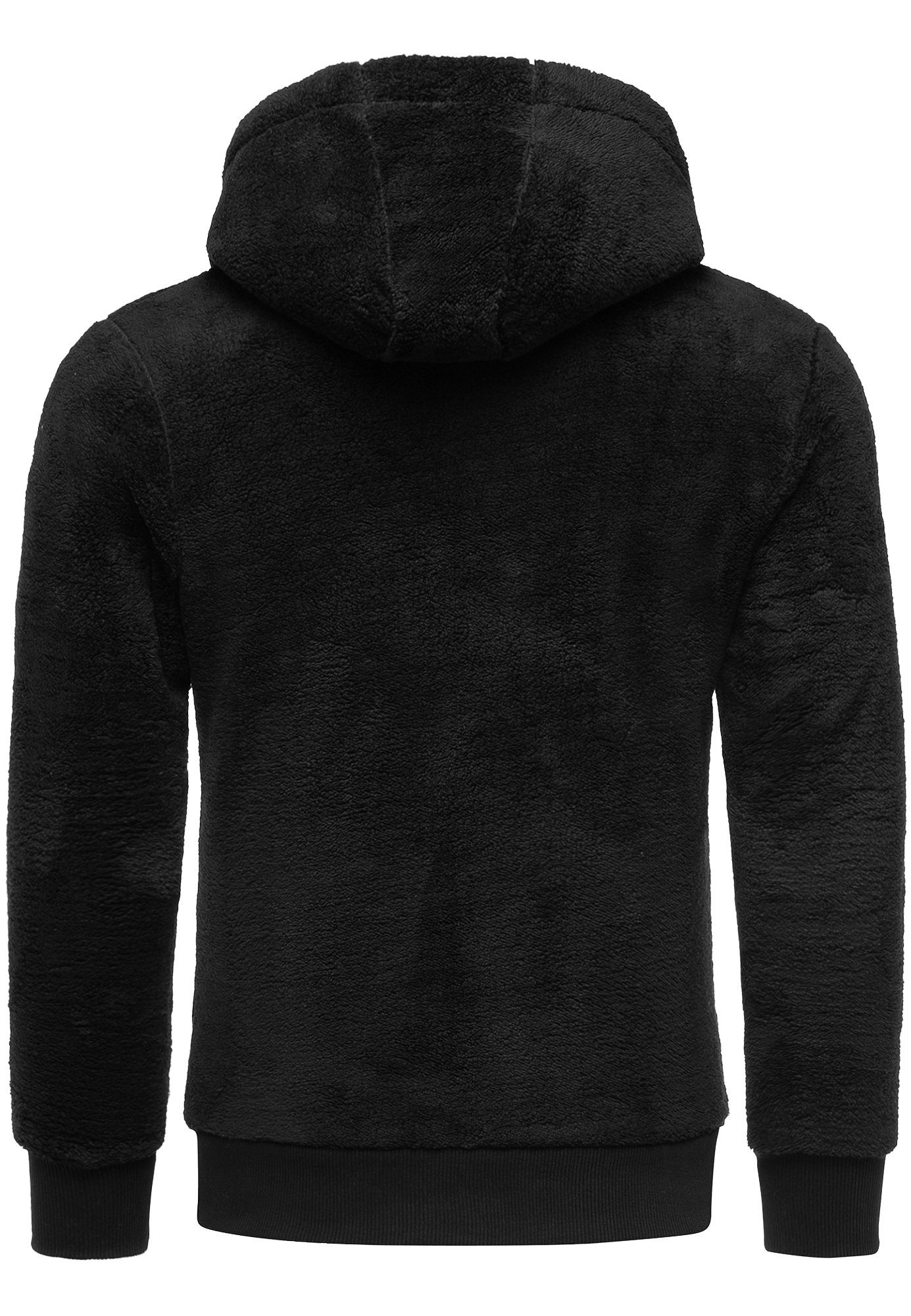 Amaci&Sons Sweatjacke BERWYN Teddyfell Jacke Herren Teddy Sweatjacke Plüsch günstig online kaufen