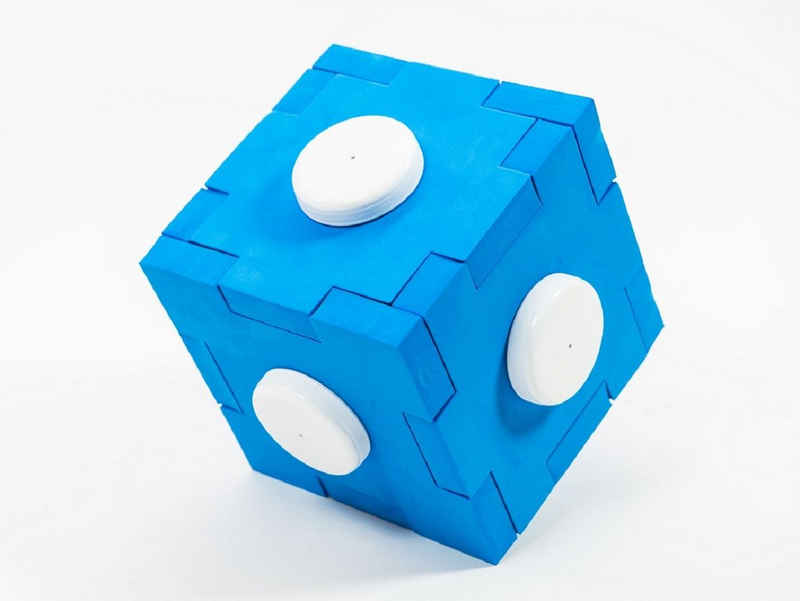 Lemodo Tier-Intelligenzspielzeug Schnüffel Cube, Schnüffelspaß für Hunde, Weichschaum