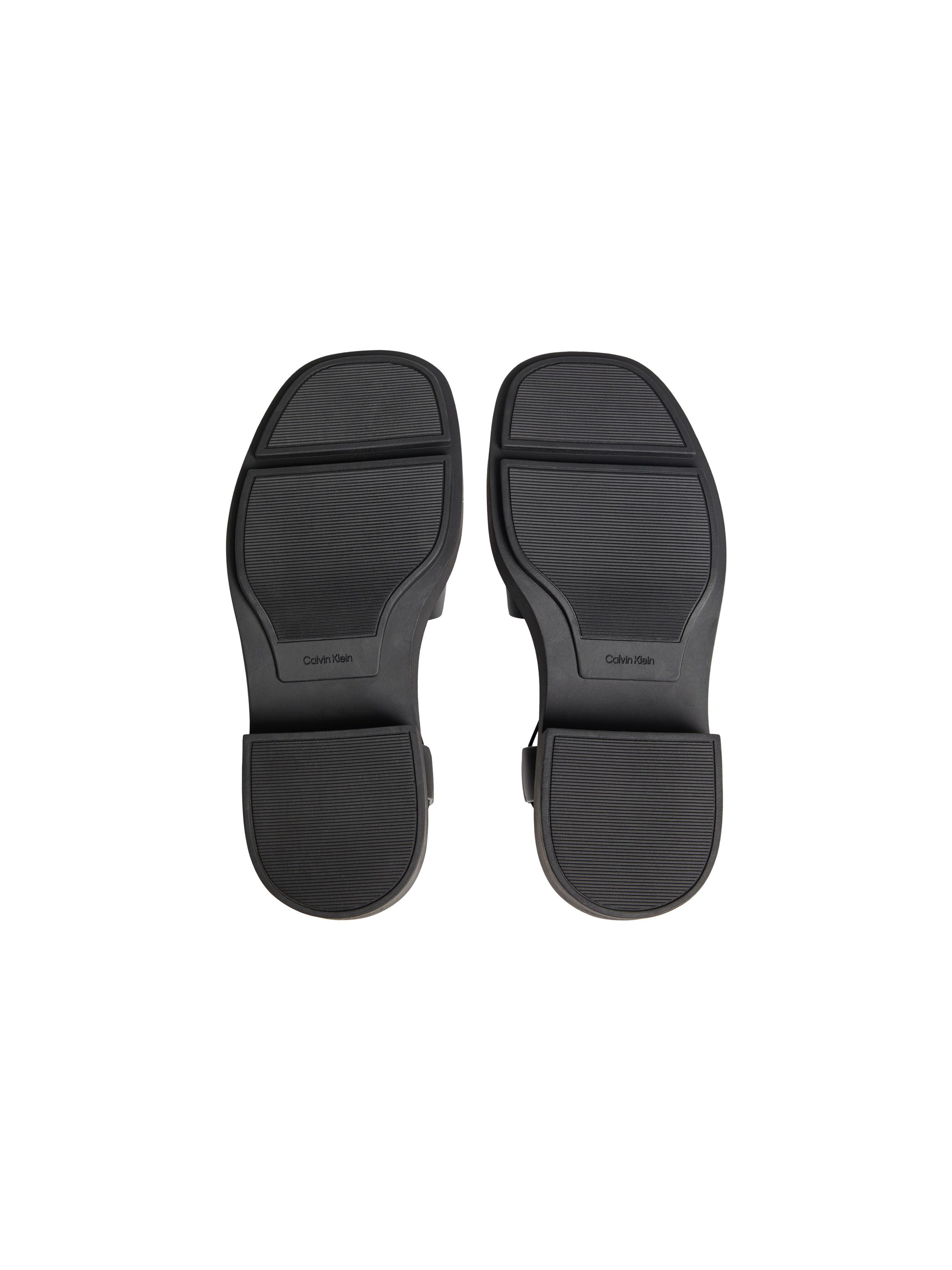 Calvin Klein CHUNKY SANDAL LTH MG Plateausandaletten Sommerschuh, Sandale, Blockabsatz, mit Schnallenverschluss