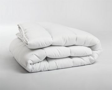Kunstfaserbettdecke, Schlafdecke SLEEPTIME MICRO TOUCH Bettdecke Weiß, Sitheim-Europe, optimale Temperatur- und Feuchtigkeitsregulierung