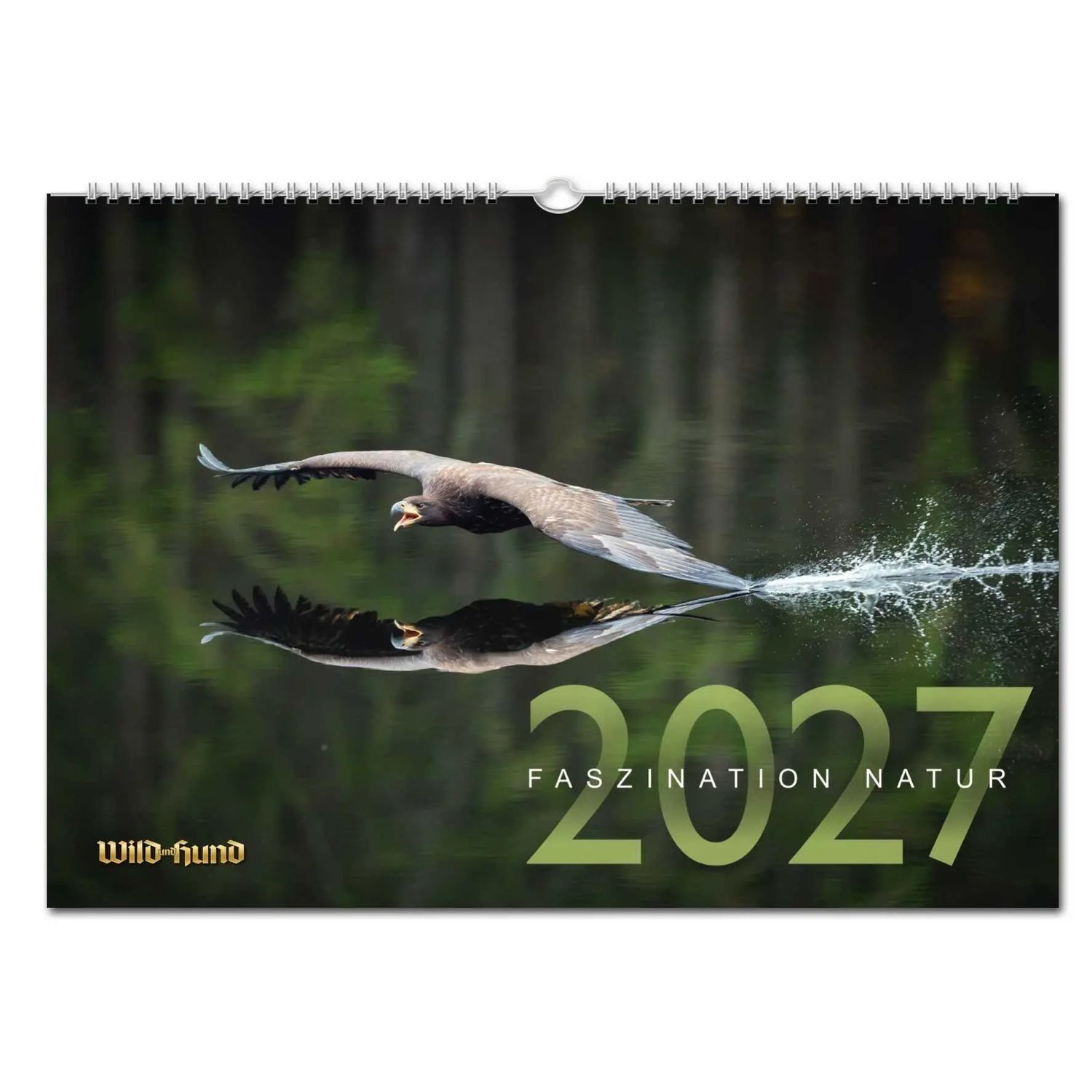 Wandkalender Wild und Hund Edition: Faszination Natur Kalender 2027