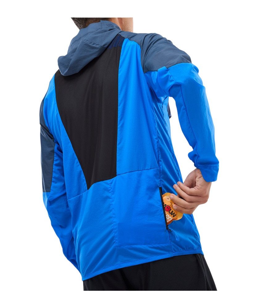Millet Softshelljacke Intense Windbreaker (Stretchmaterial, winddicht) iconblau/denimblau