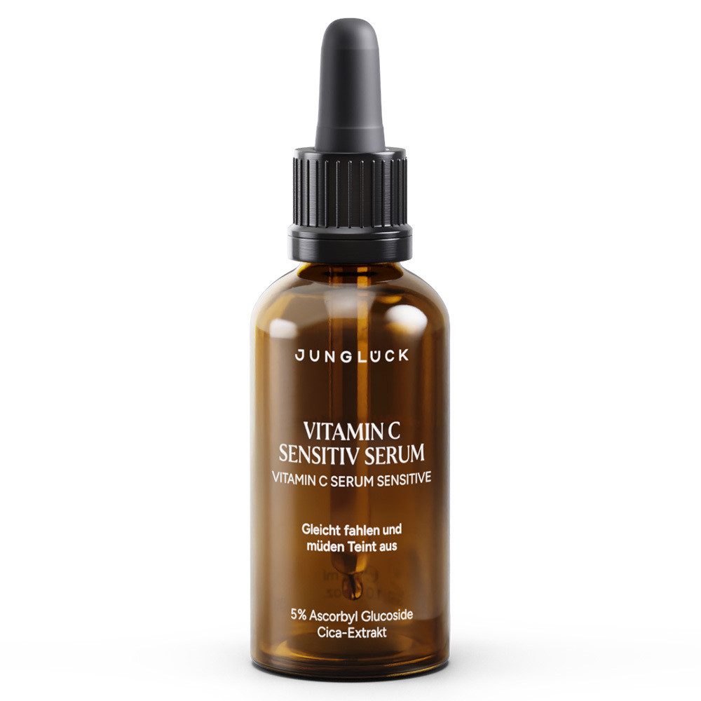 JUNGLÜCK Gesichtsserum Vitamin C Sensitiv Serum - mindert Rötungen, 1-tlg., Gleicht fahlen und müden Teint aus