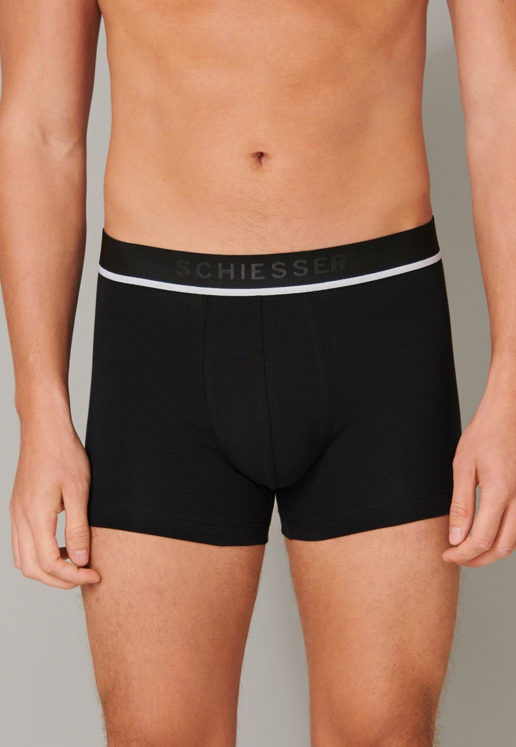 Schiesser Boxershorts Organic Cotton (3-St) mit günstig online kaufen