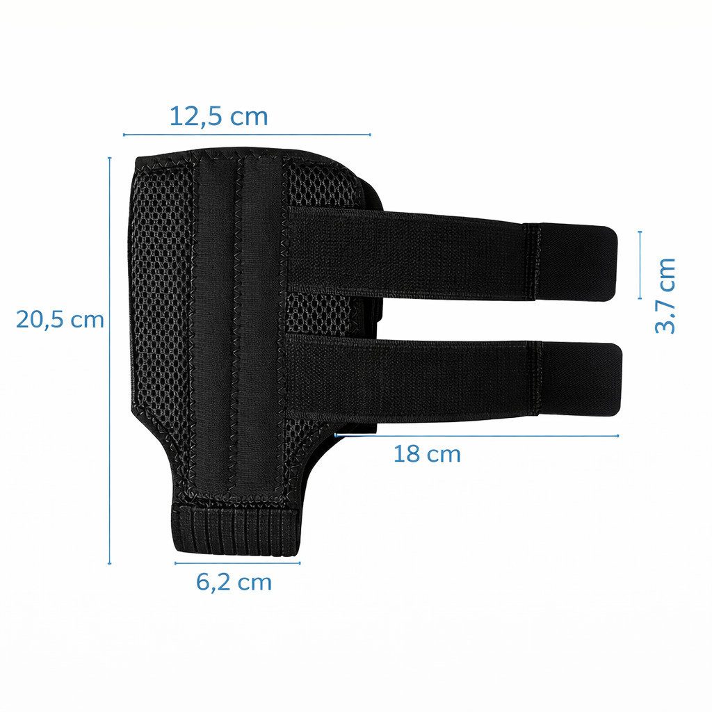 COOL-i ® Sprunggelenkbandage Knöchelbandage mit Federstreben & Klettverschluss, verstellbare Fußgelenkstütze für Sport & Alltag