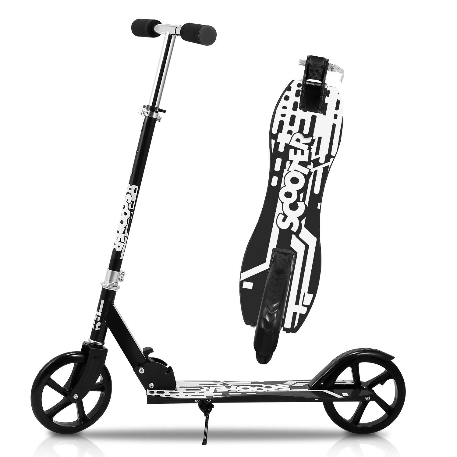 Clanmacy Scooter Kinderoller Scooter Faltbarer Kinderscooter Höhenverstellbar