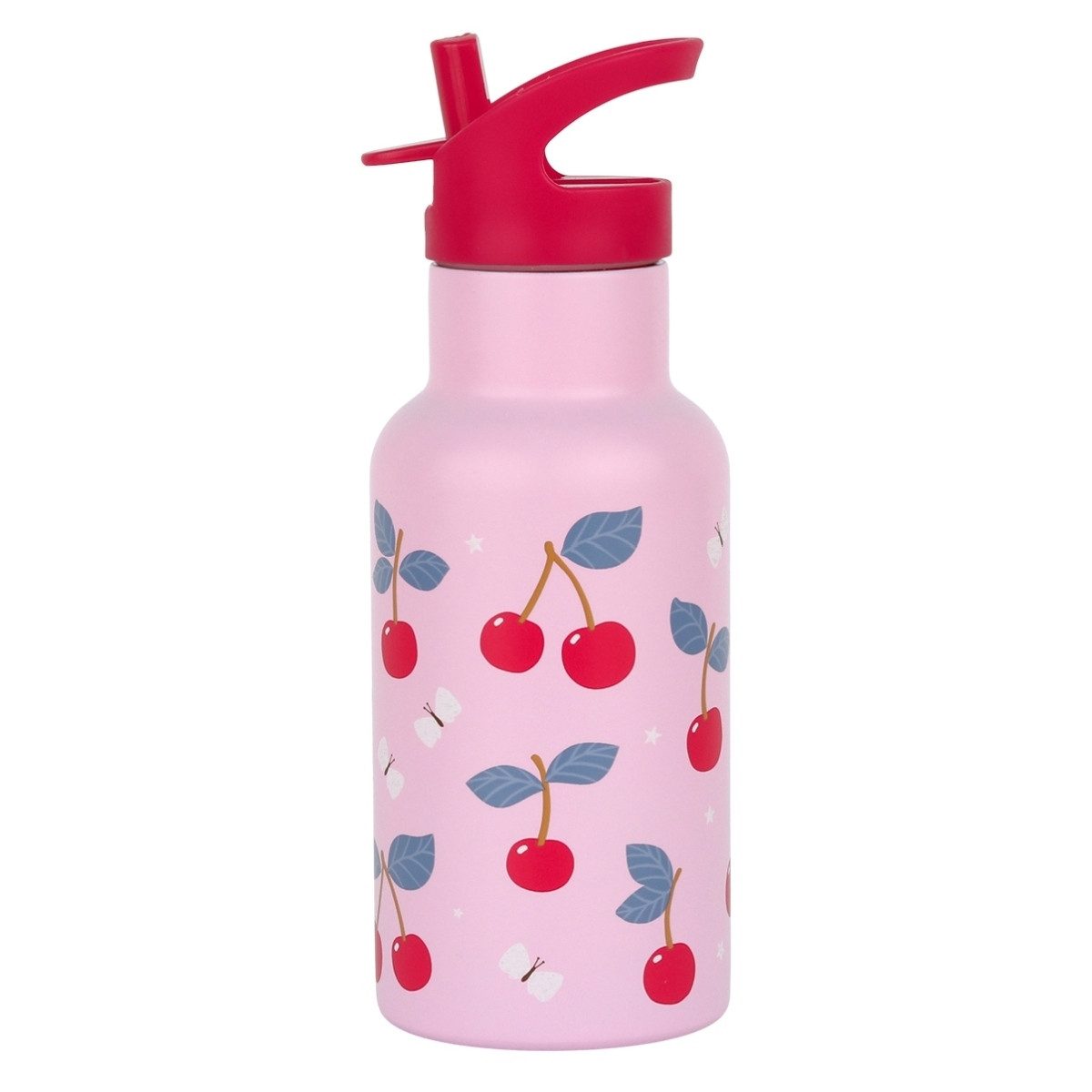 A Little Lovely Company Trinkflasche Edelstahlflasche mit Tiermotiv 350 ml 20 cm hoch