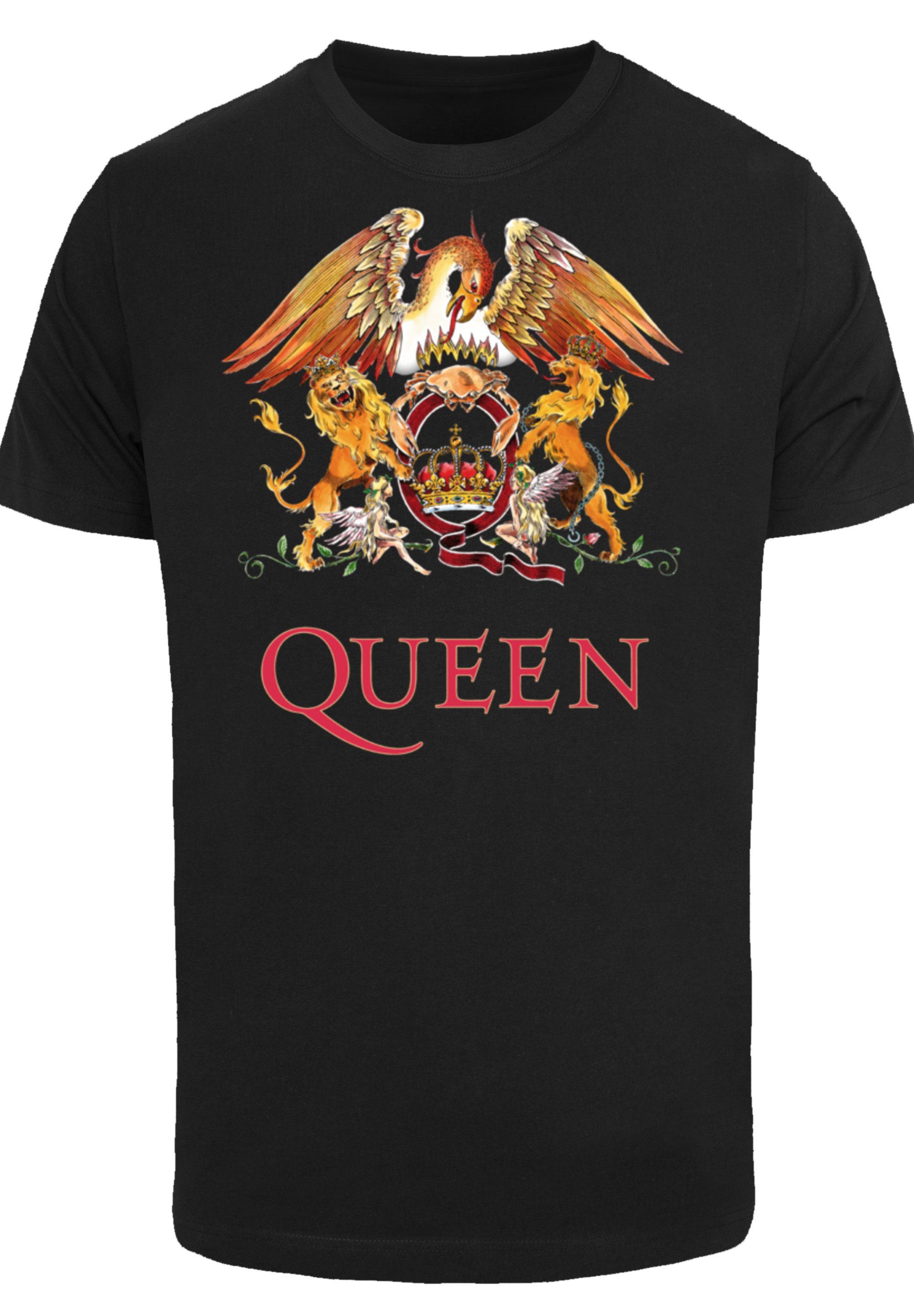 Print F4NT4STIC Classic Queen T-Shirt Crest schwarz