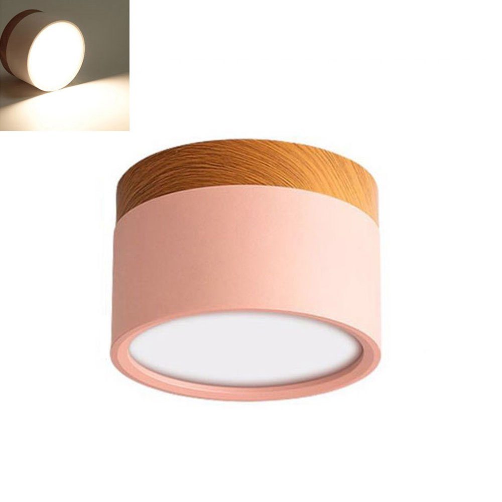 7W Warmweiß, Deckenleuchte Rosa Licht, Downlight,7/15W,Aluminium,Innendekoration Rosnek Naturweiß LED Kaltweiß, Naturweiß