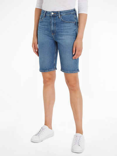 Tommy Hilfiger Shorts DNM SLIM SHORT HW MEL in blauer Waschung