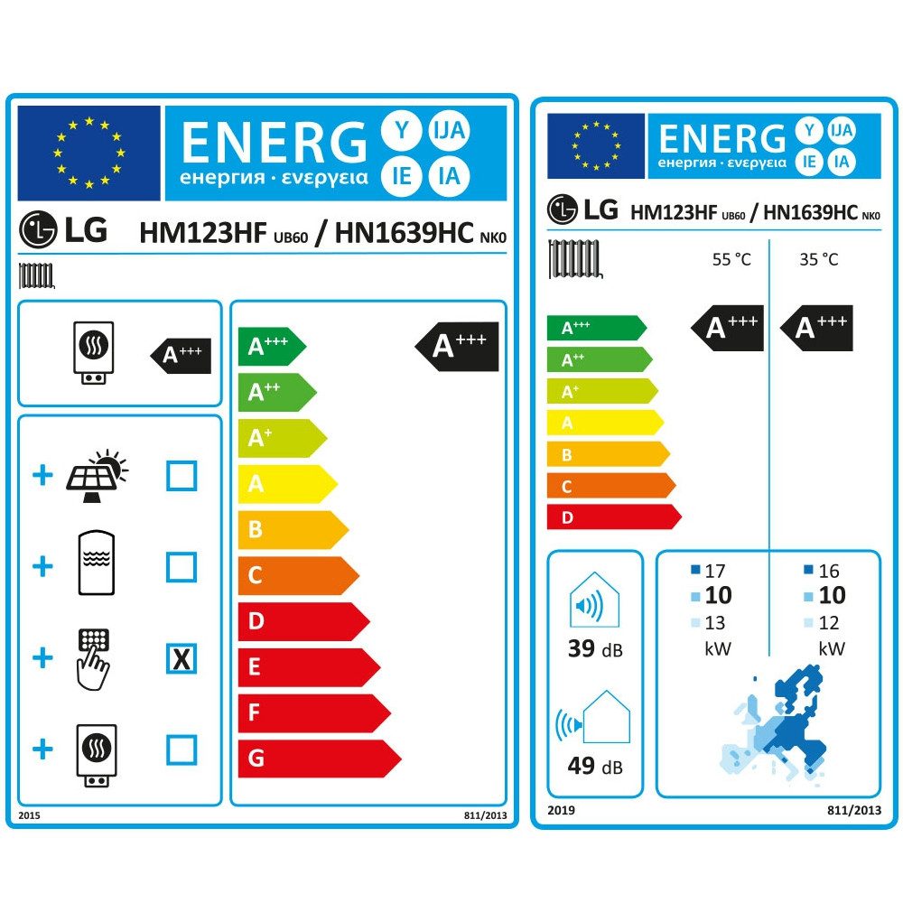 LG Luft-Wasser-Wärmepumpe Therma V R290 Monobloc Luft-Wasser-Wärmepumpe, HM123HF.UB60, 12 kW, Eines der leisesten Modelle auf dem Markt
