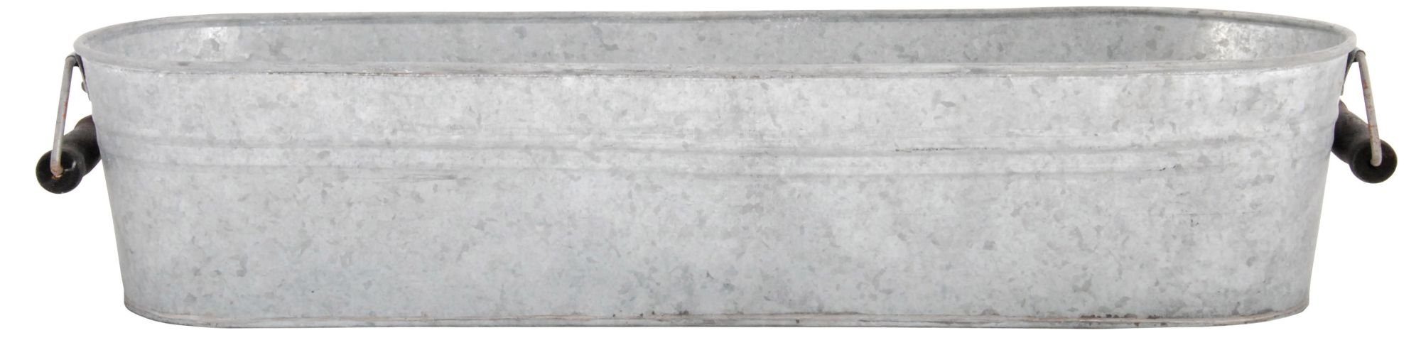 Design Esschert Blumentopf St), Metall verzinktes Übertopf, (1 BV