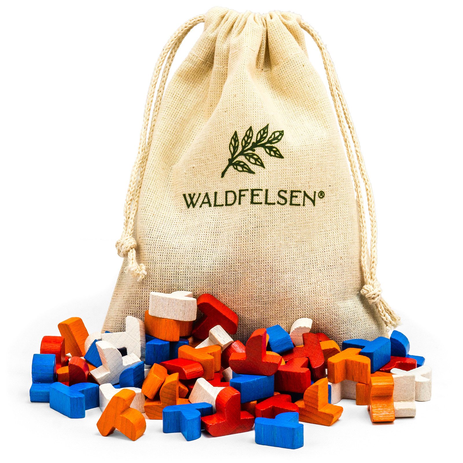 Waldfelsen Spiel – Grundspiel Holzversion 4 Spieler passend für Die Siedler von Catan, Spielmaterial, Verschiedene Sets