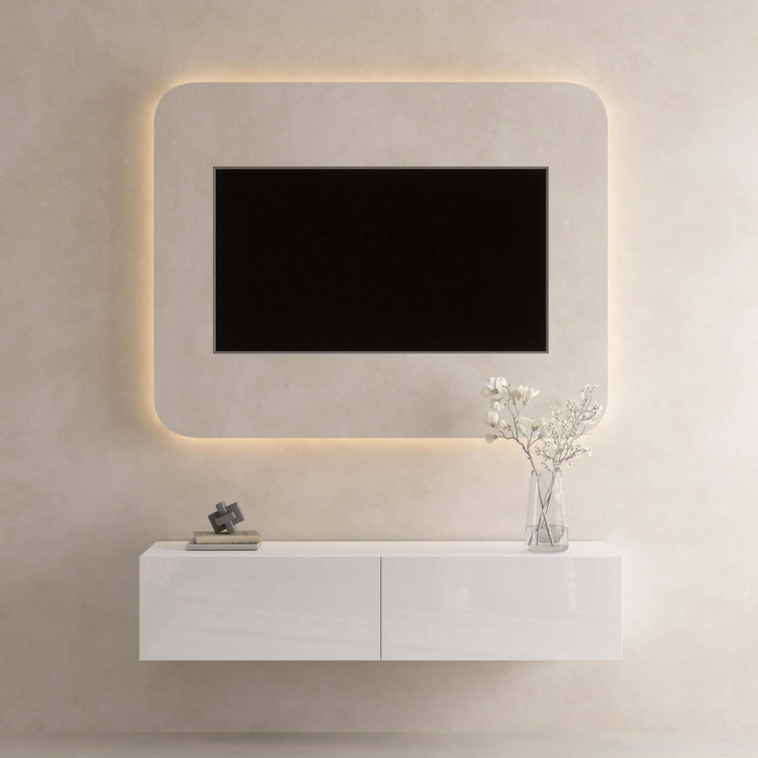 Planetmöbel TV-Board WEST (TV Lowboard, Fernsehschrank hängend oder stehend günstig online kaufen