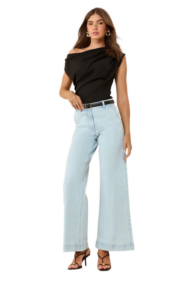 Friends Like These One-Shoulder-Top Friends Like These Oberteil mit Drapierung (1-tlg)