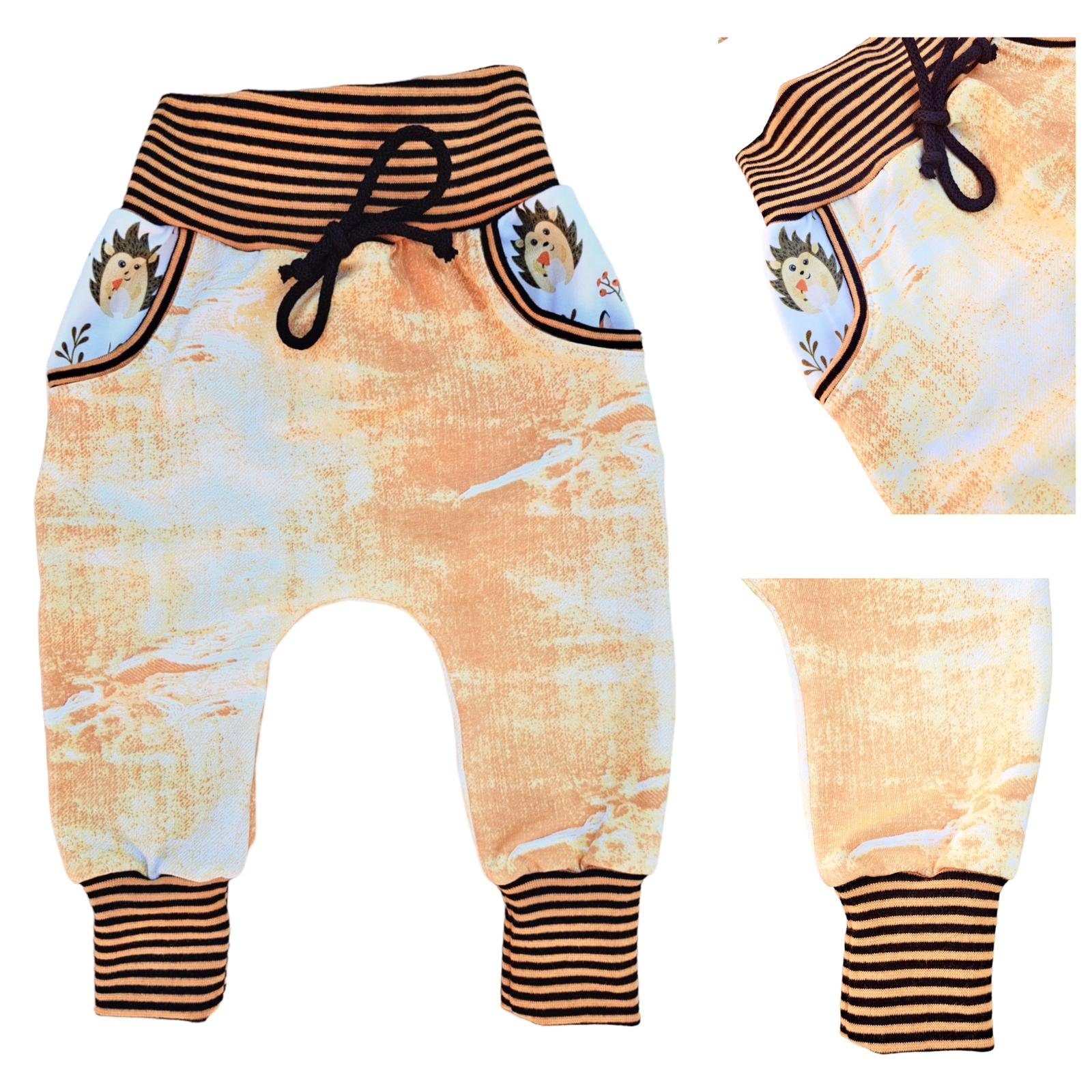 Land-Juwelen Pumphose Pumphose Waldtiere senf Jeanslook Jeansstyle Geschenk unisex