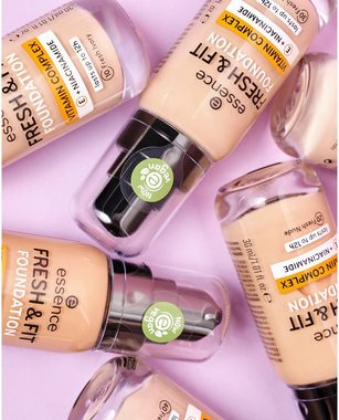 Essence Foundation FRESH & FIT FOUNDATION, 3-tlg.