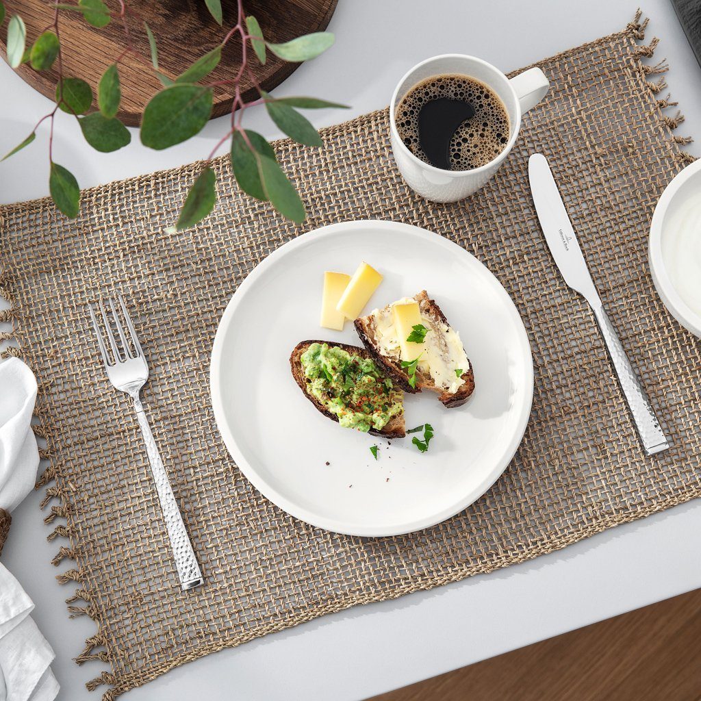 Villeroy & Boch Frühstücksteller Artesano Frühstücksteller, (1 St), Premium Porcelain, 1 St., mikrow.- & spülm.sicher, Made in Germany