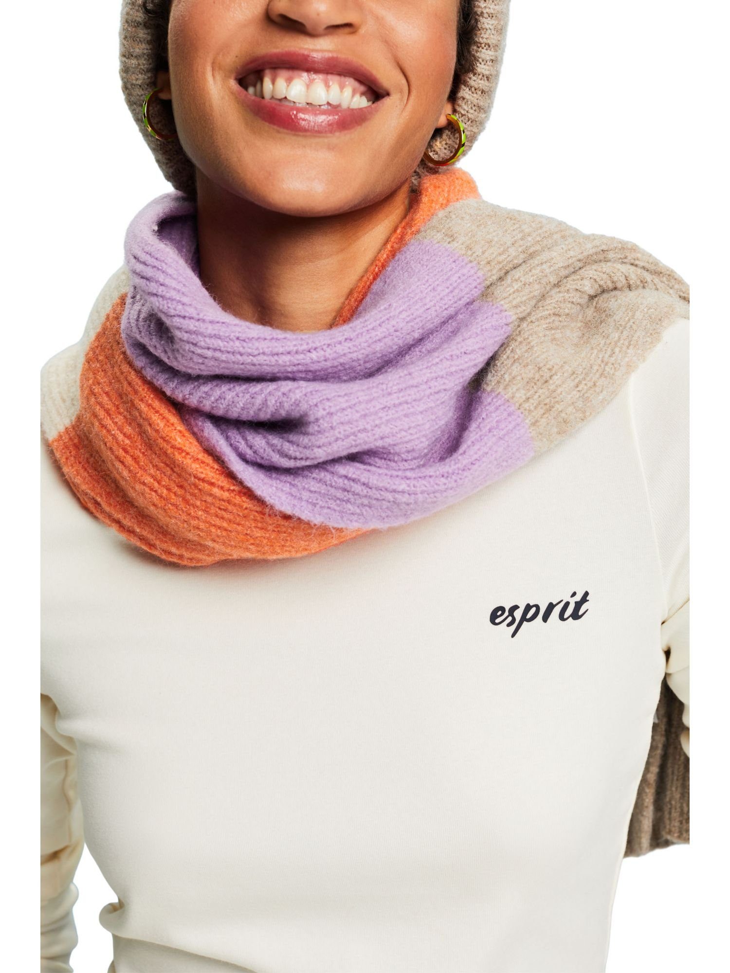 Schal und Beanie Geschenk-Set: Esprit Modeschal