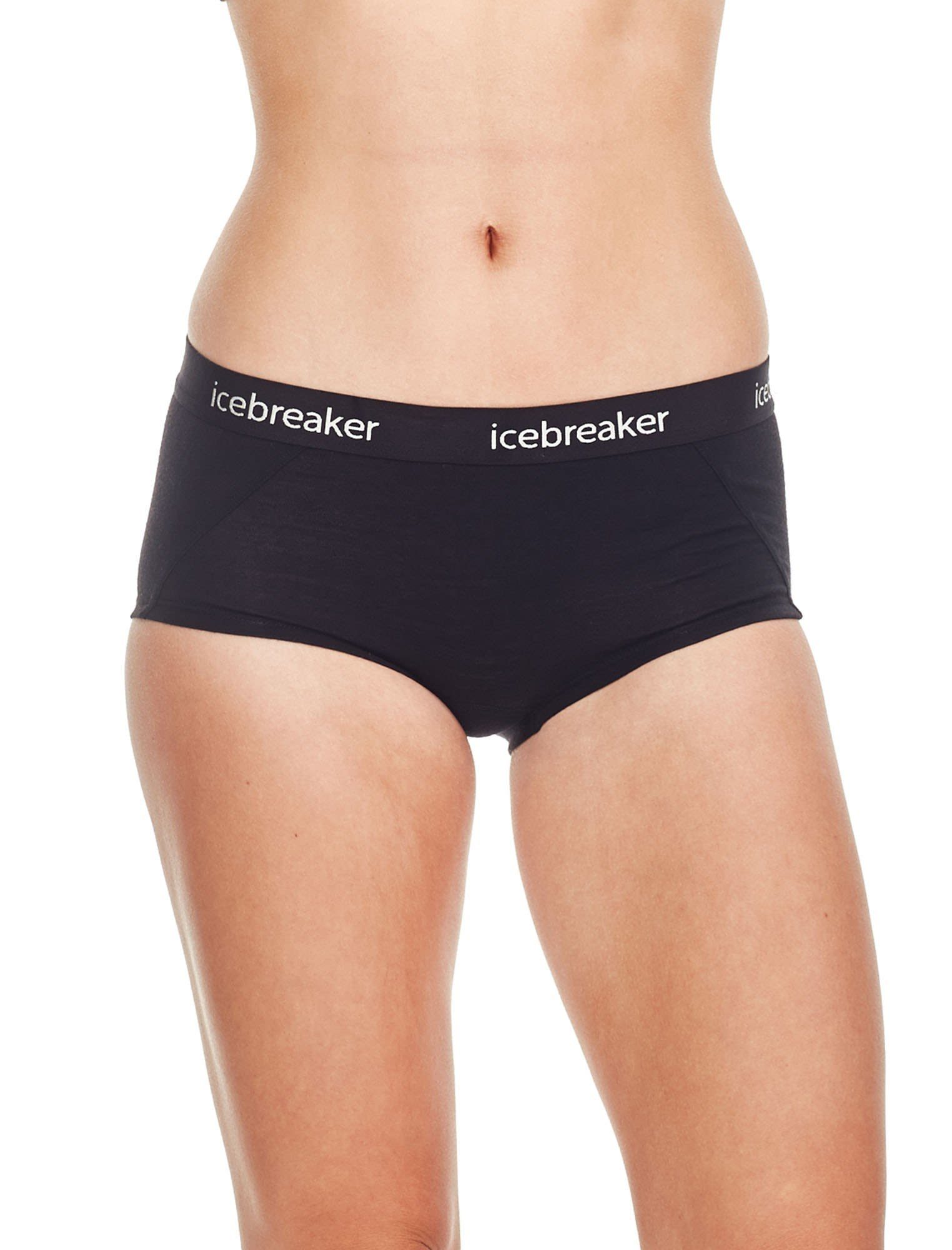 Icebreaker Lange Kurze Sprite W Damen Hot Unterhose Pants Icebreaker Black