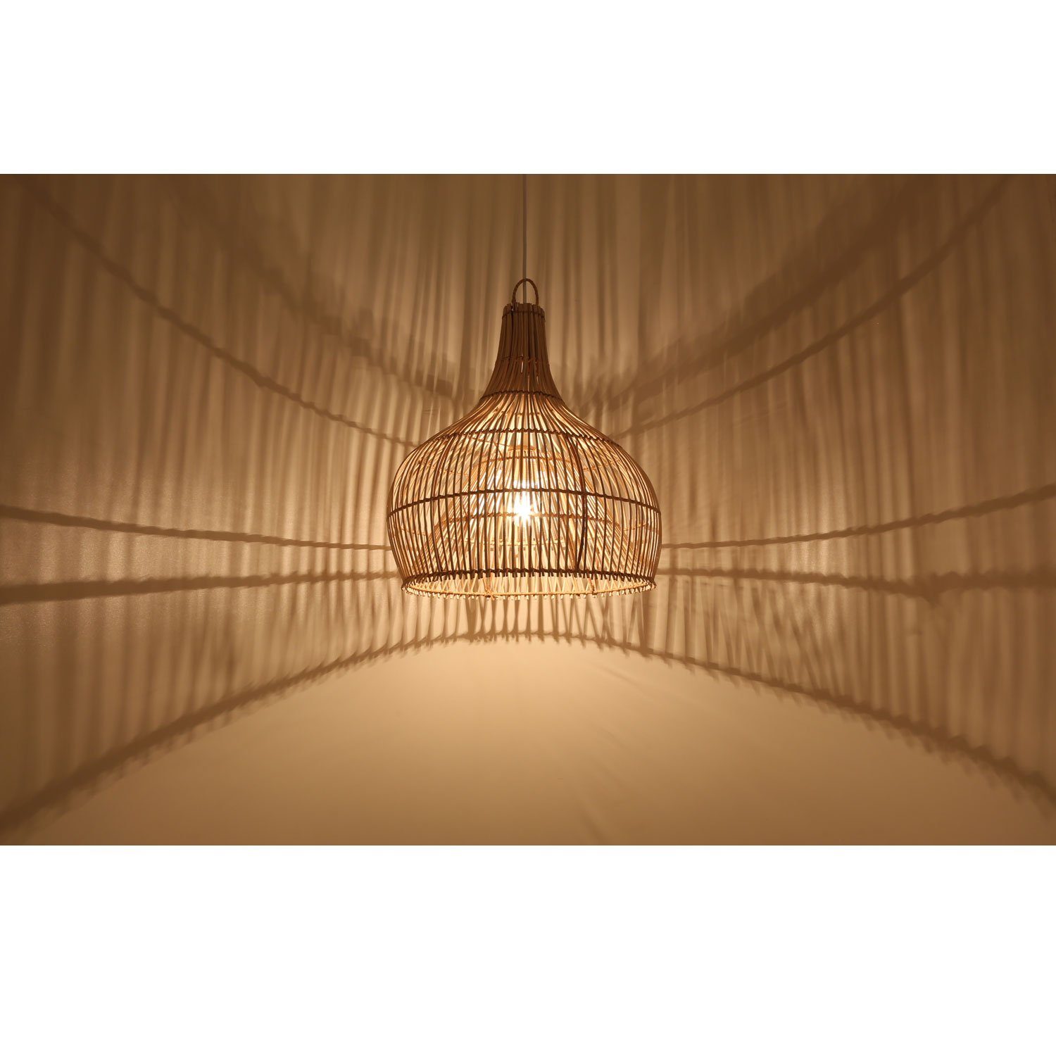 Casa Moro Deckenleuchten Rattan Lampe Elia Pendelleuchte Deckenleuchte Essz günstig online kaufen